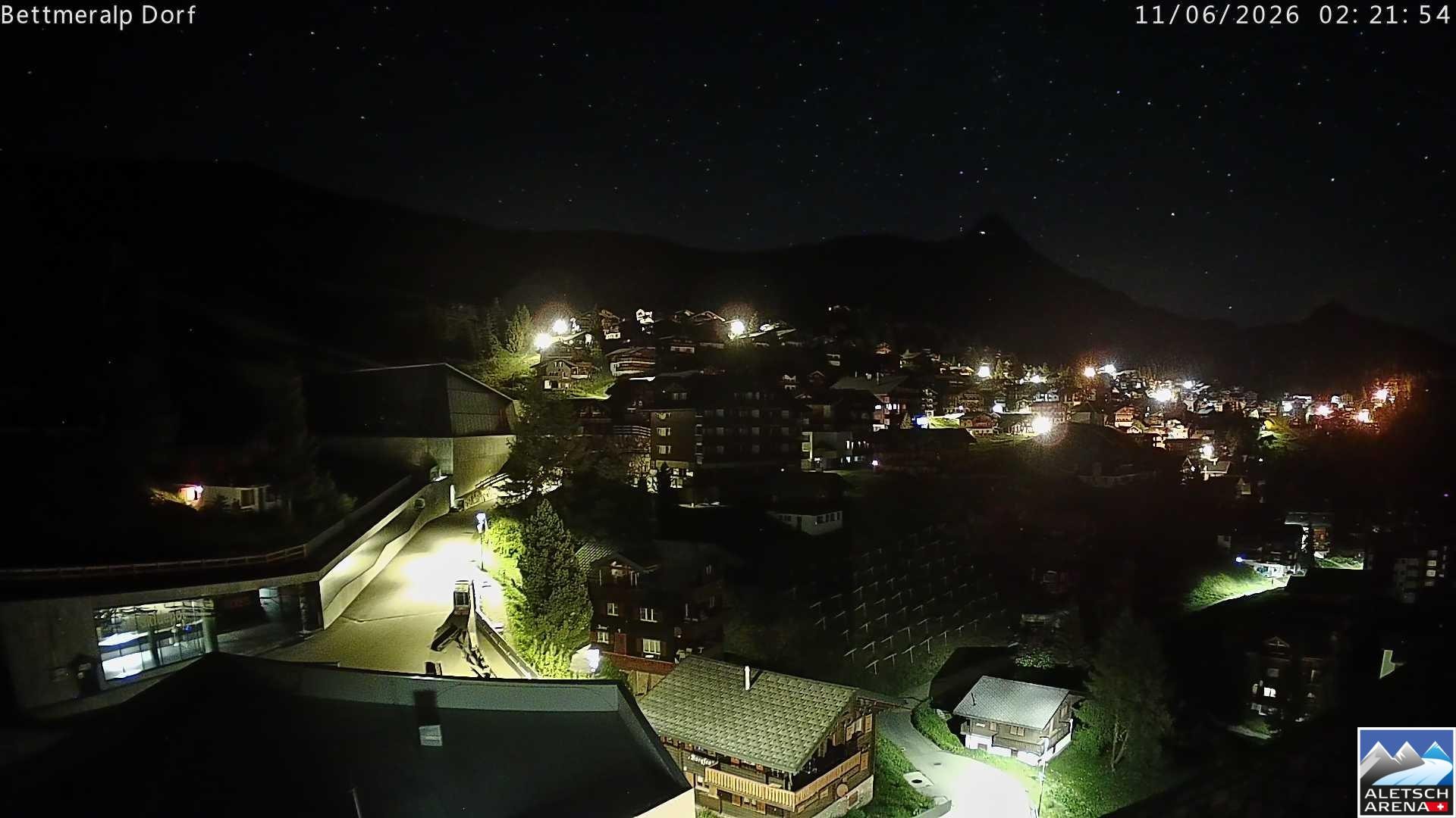 Archiv Foto Webcam Bettmeralp, Schweiz