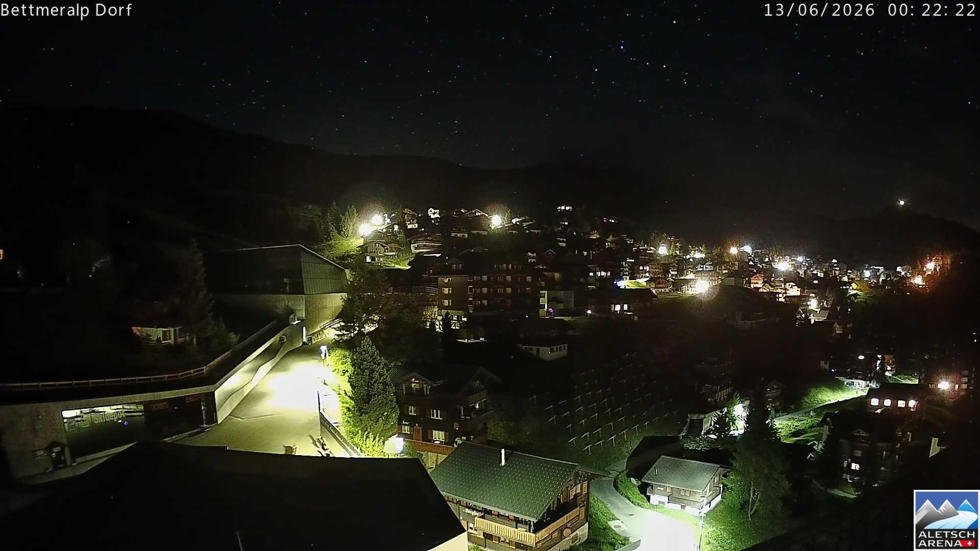 Archiv Foto Webcam Bettmeralp, Schweiz