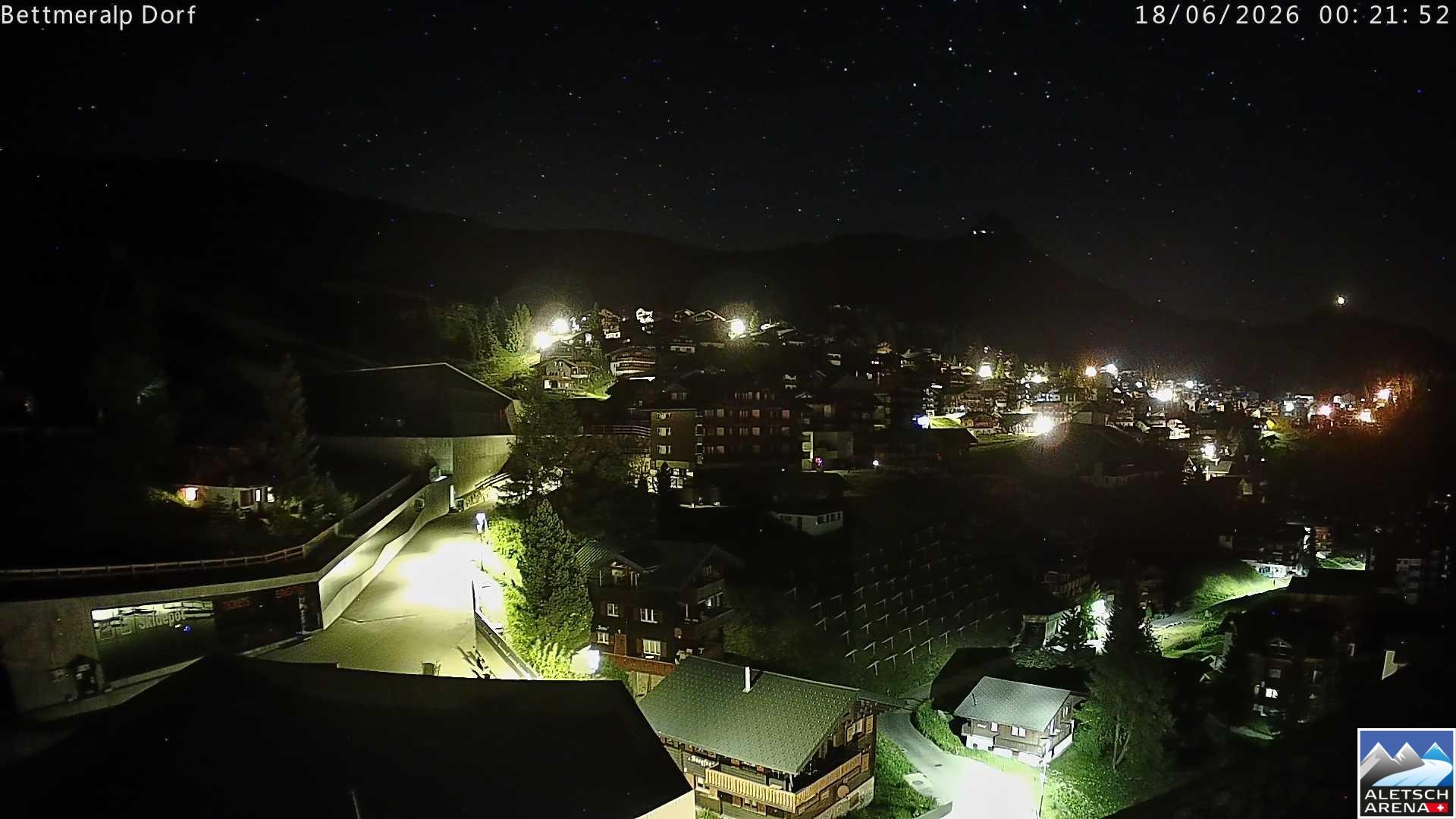 Archiv Foto Webcam Bettmeralp, Schweiz