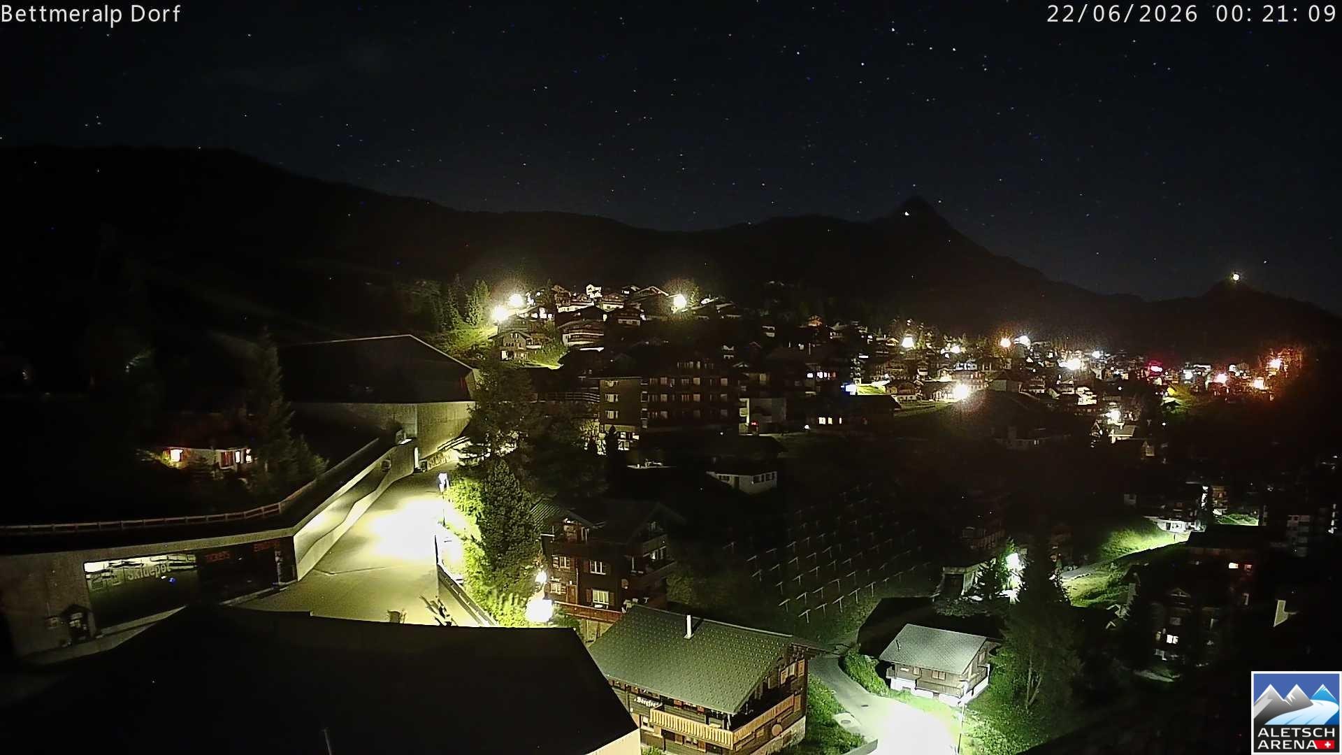 Archiv Foto Webcam Bettmeralp, Schweiz