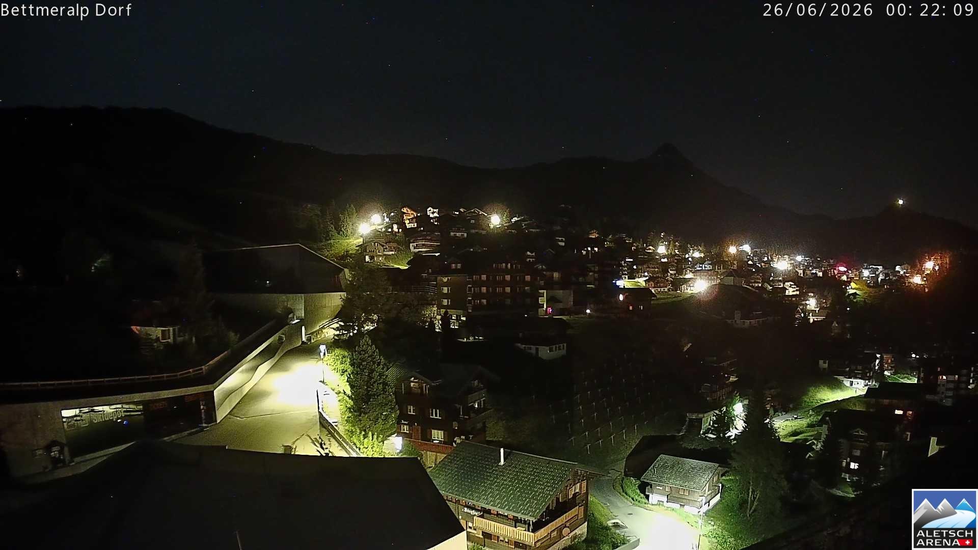 Archiv Foto Webcam Bettmeralp, Schweiz