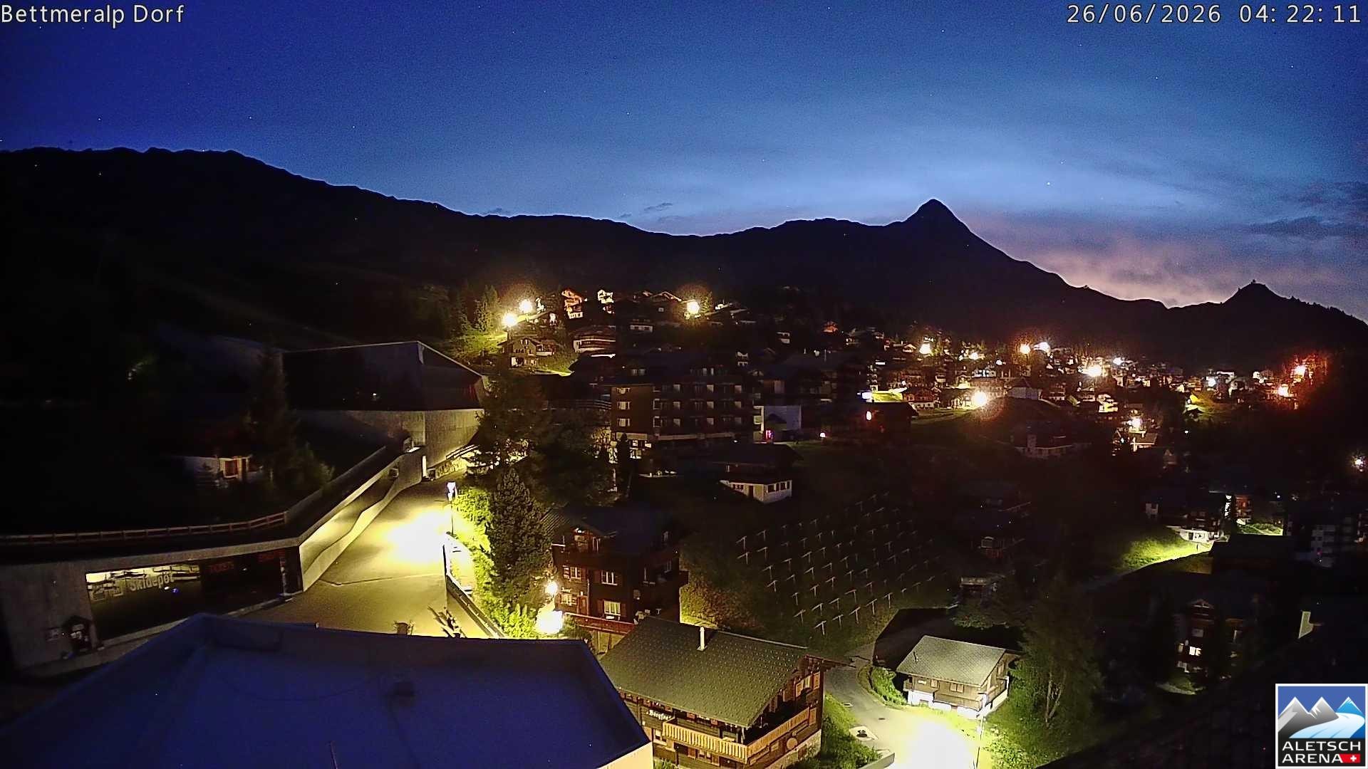 Archiv Foto Webcam Bettmeralp, Schweiz