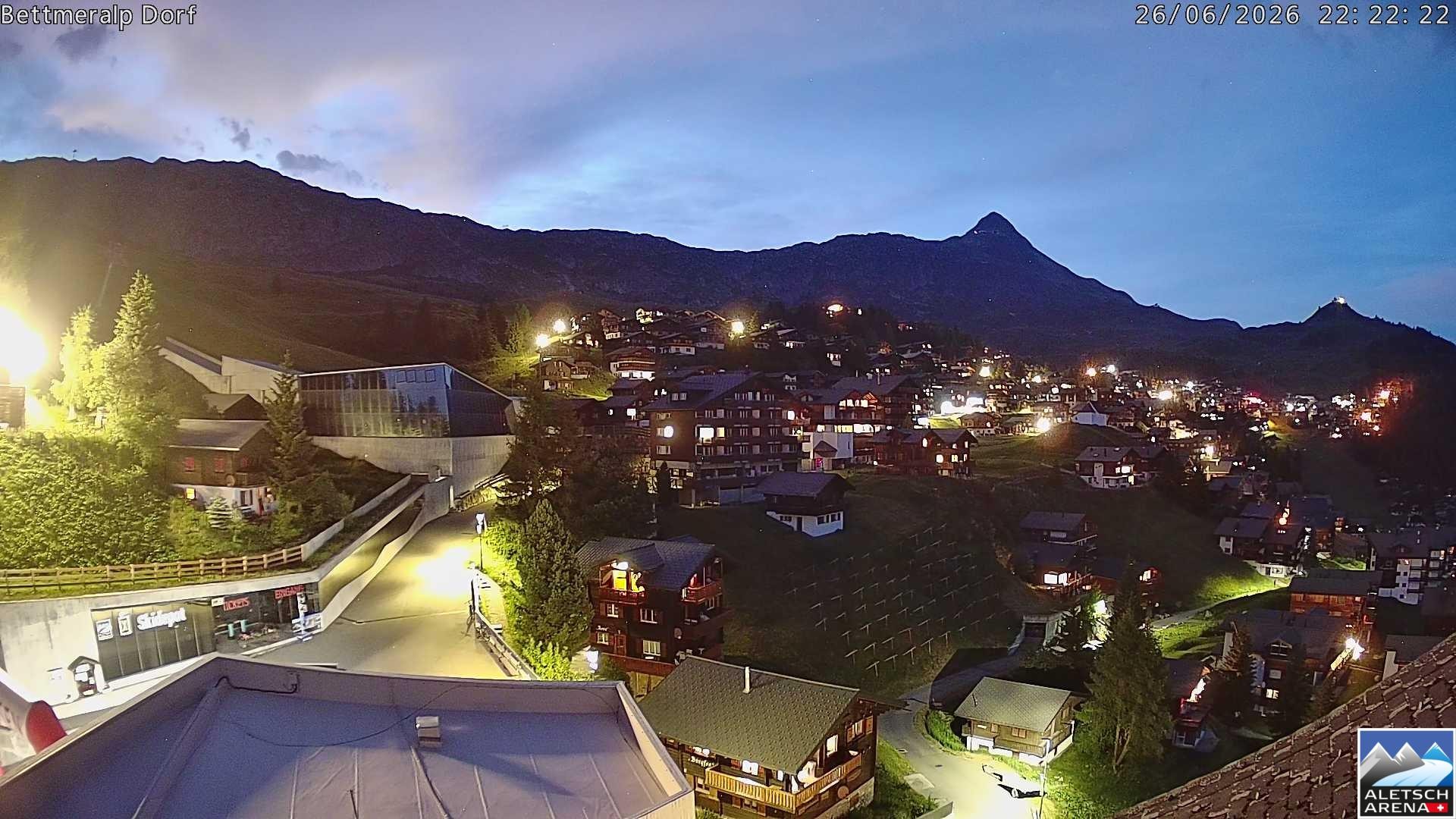 Archiv Foto Webcam Bettmeralp, Schweiz
