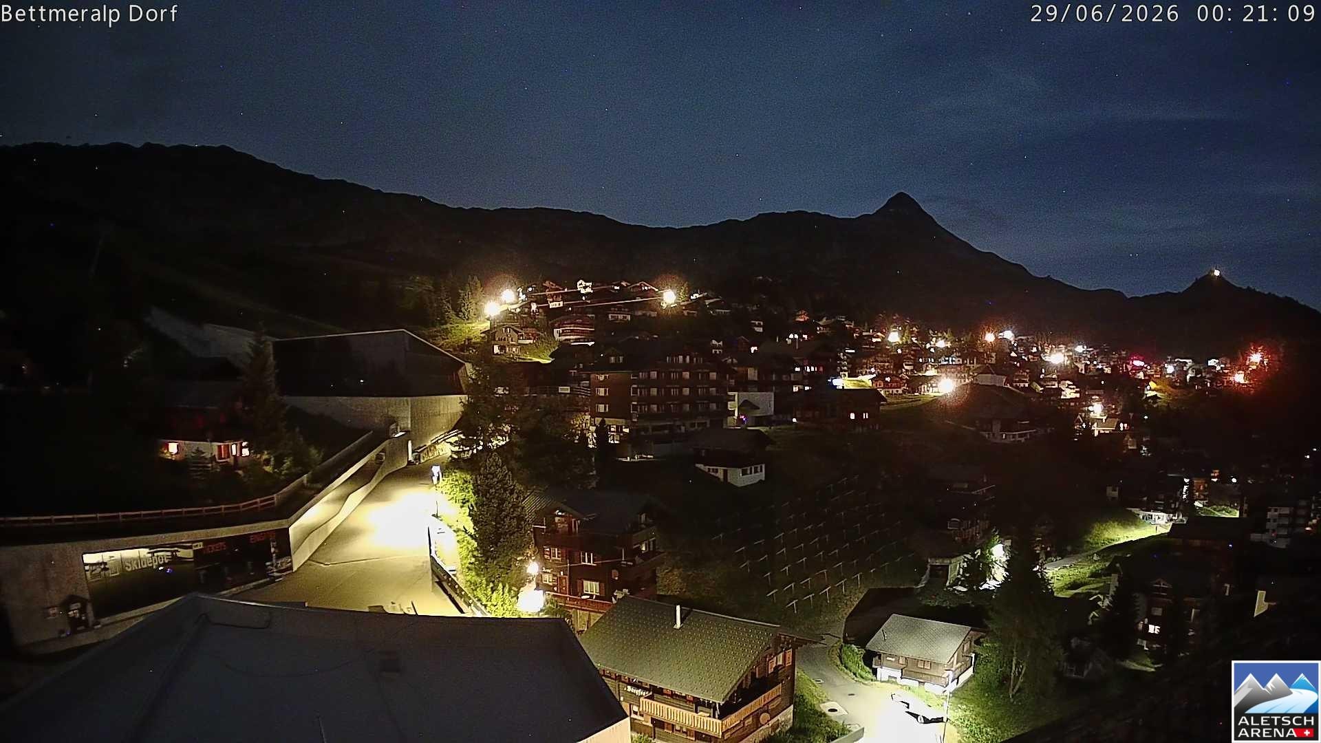 Archiv Foto Webcam Bettmeralp, Schweiz