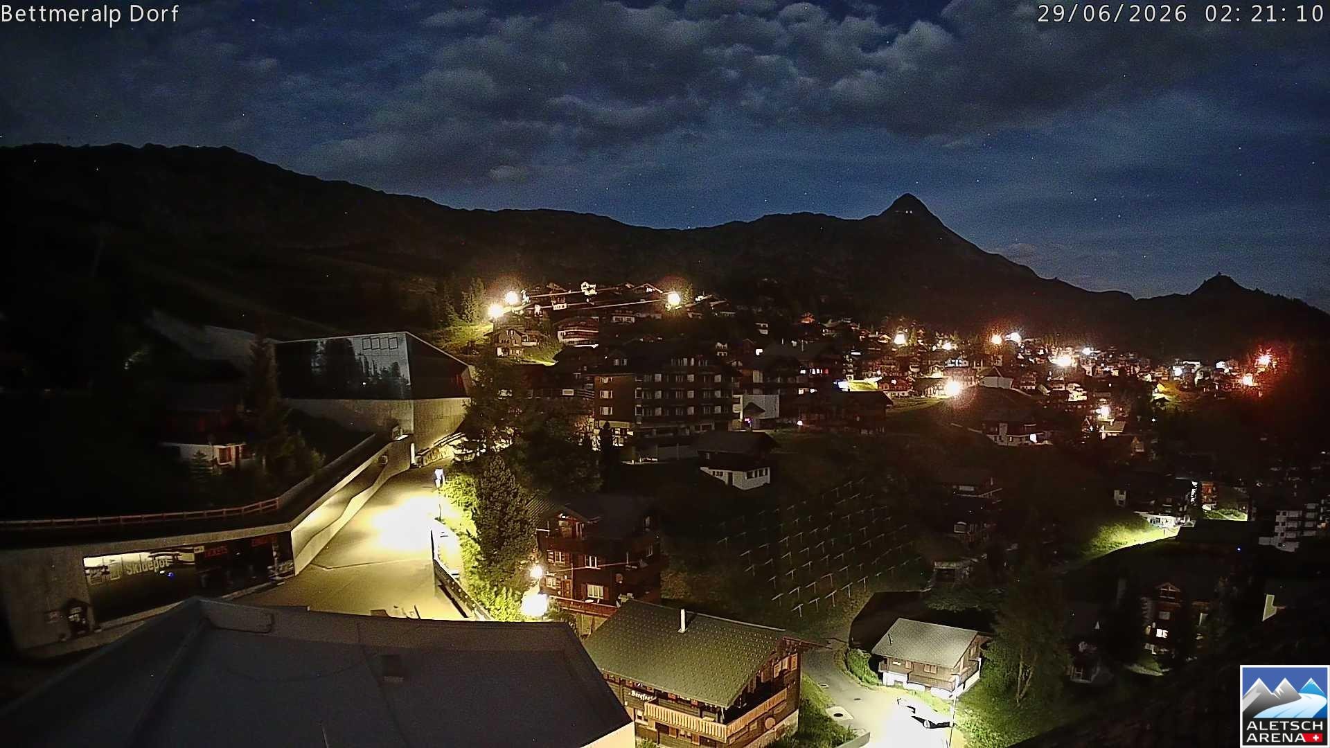 Archiv Foto Webcam Bettmeralp, Schweiz
