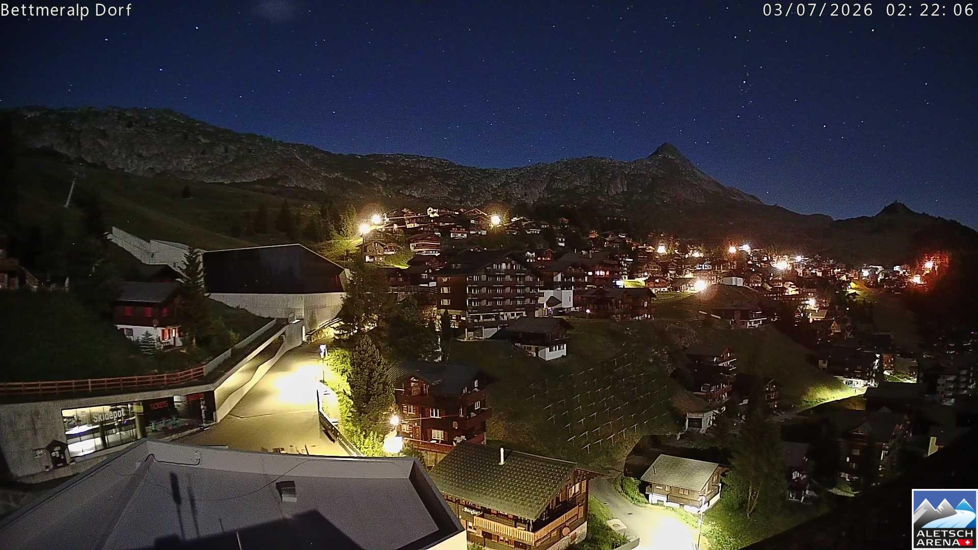 Archived image Webcam Bettmeralp II