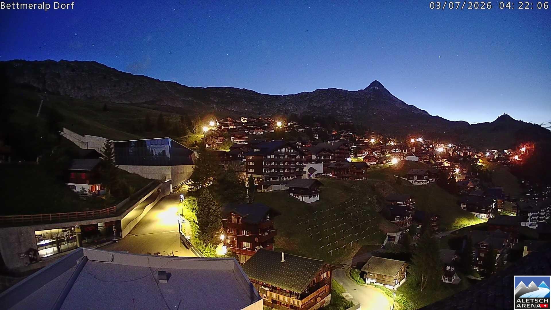 Archived image Webcam Bettmeralp II