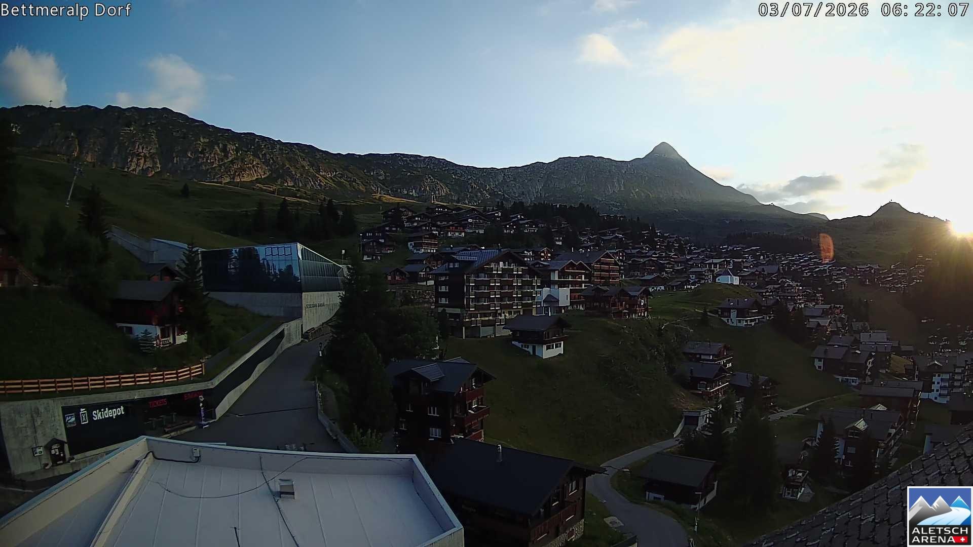 Archived image Webcam Bettmeralp II