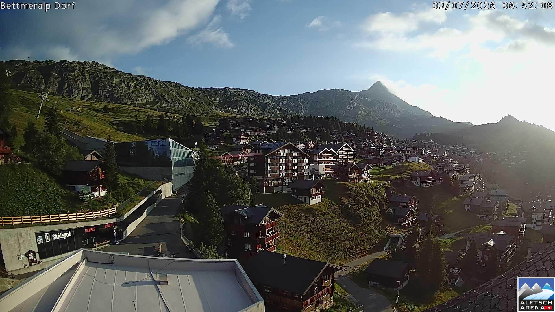 Archived image Webcam Bettmeralp II