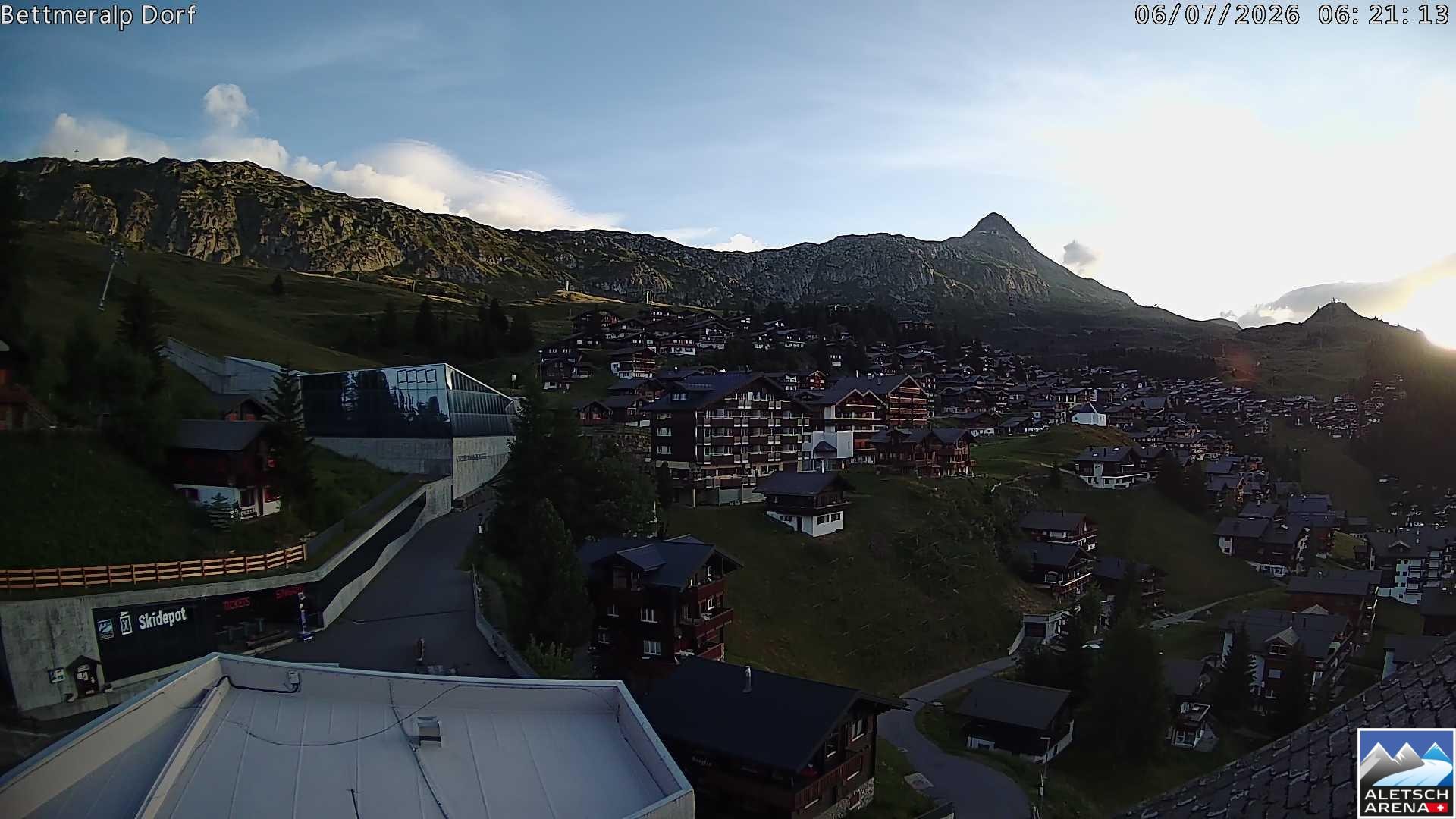 Archived image Webcam Bettmeralp II