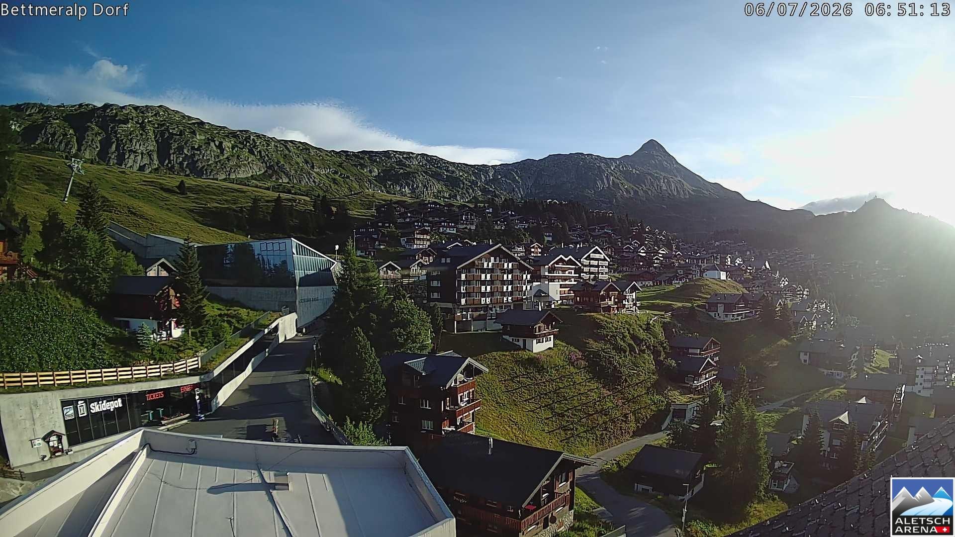 Archived image Webcam Bettmeralp II
