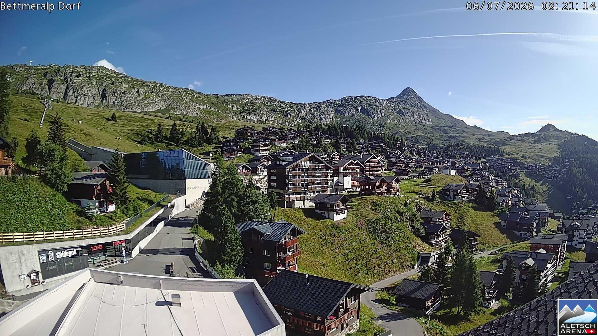 Archived image Webcam Bettmeralp II