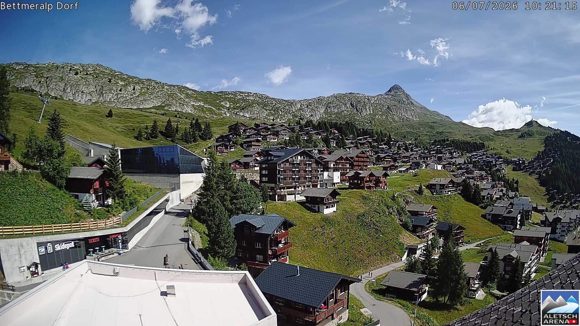 Archived image Webcam Bettmeralp II