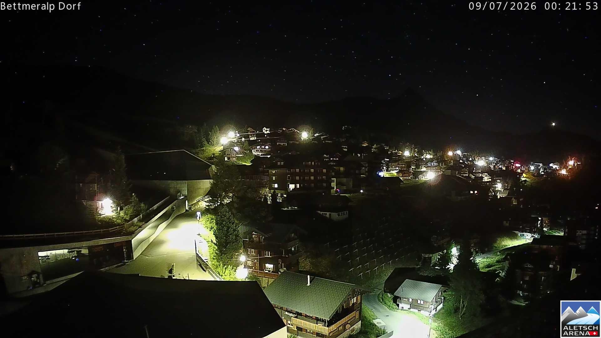 Archiv Foto Webcam Bettmeralp, Schweiz
