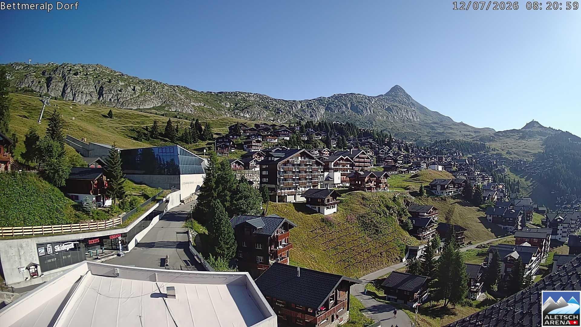 Archived image Webcam Bettmeralp II