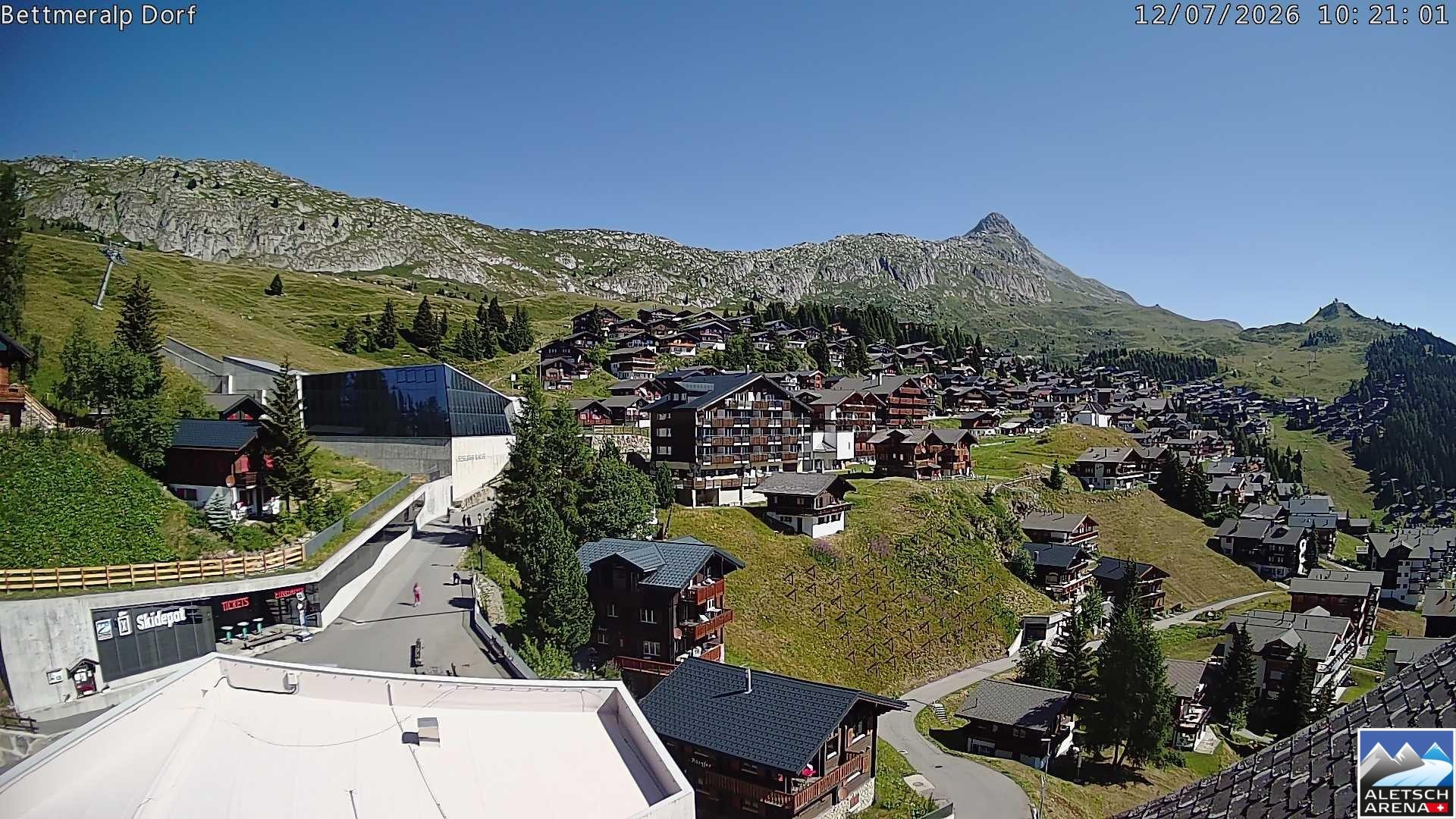 Archived image Webcam Bettmeralp II