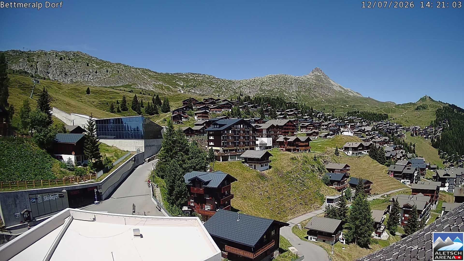 Archived image Webcam Bettmeralp II