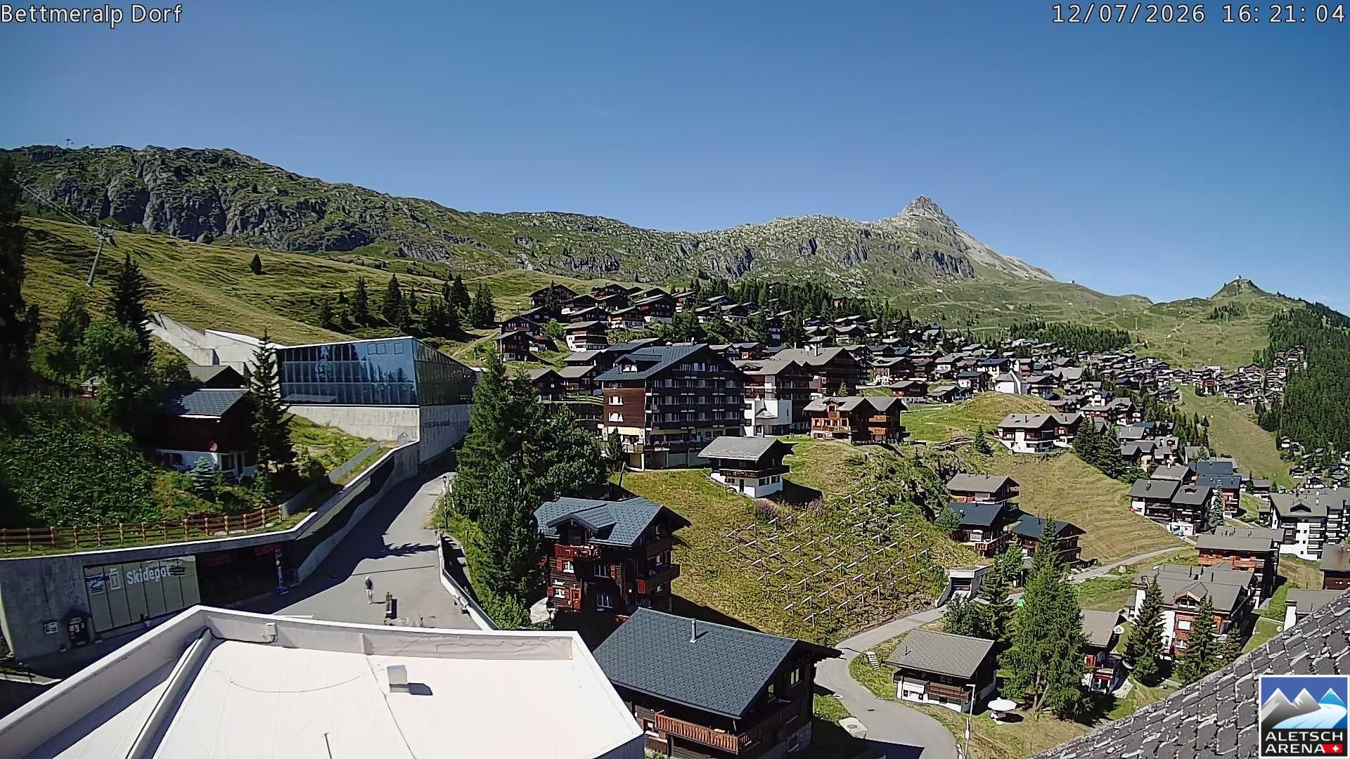 Archived image Webcam Bettmeralp II