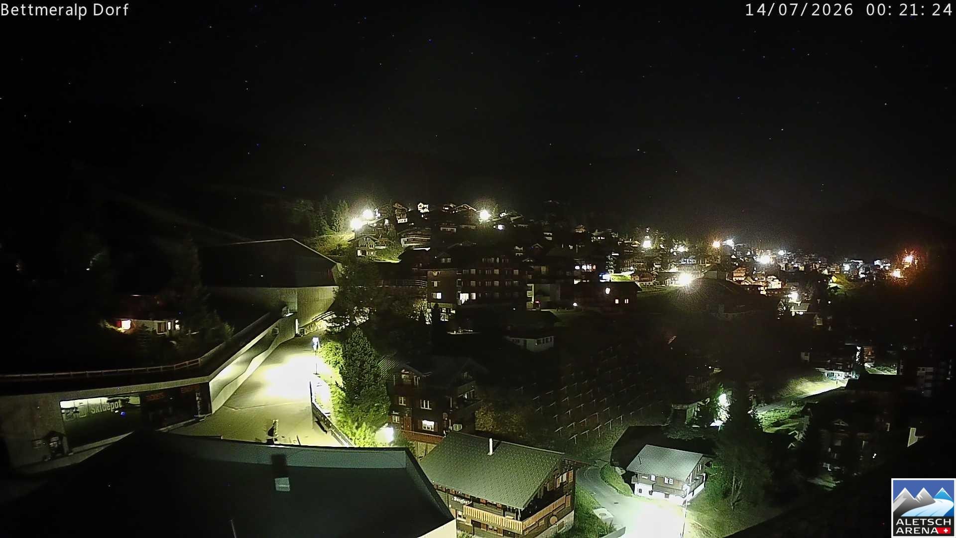 Archived image Webcam Bettmeralp II
