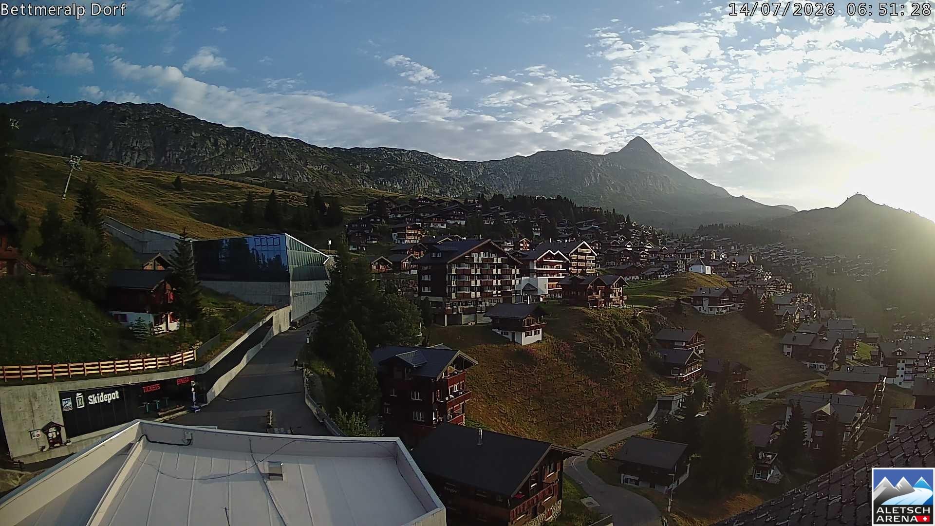 Archived image Webcam Bettmeralp II
