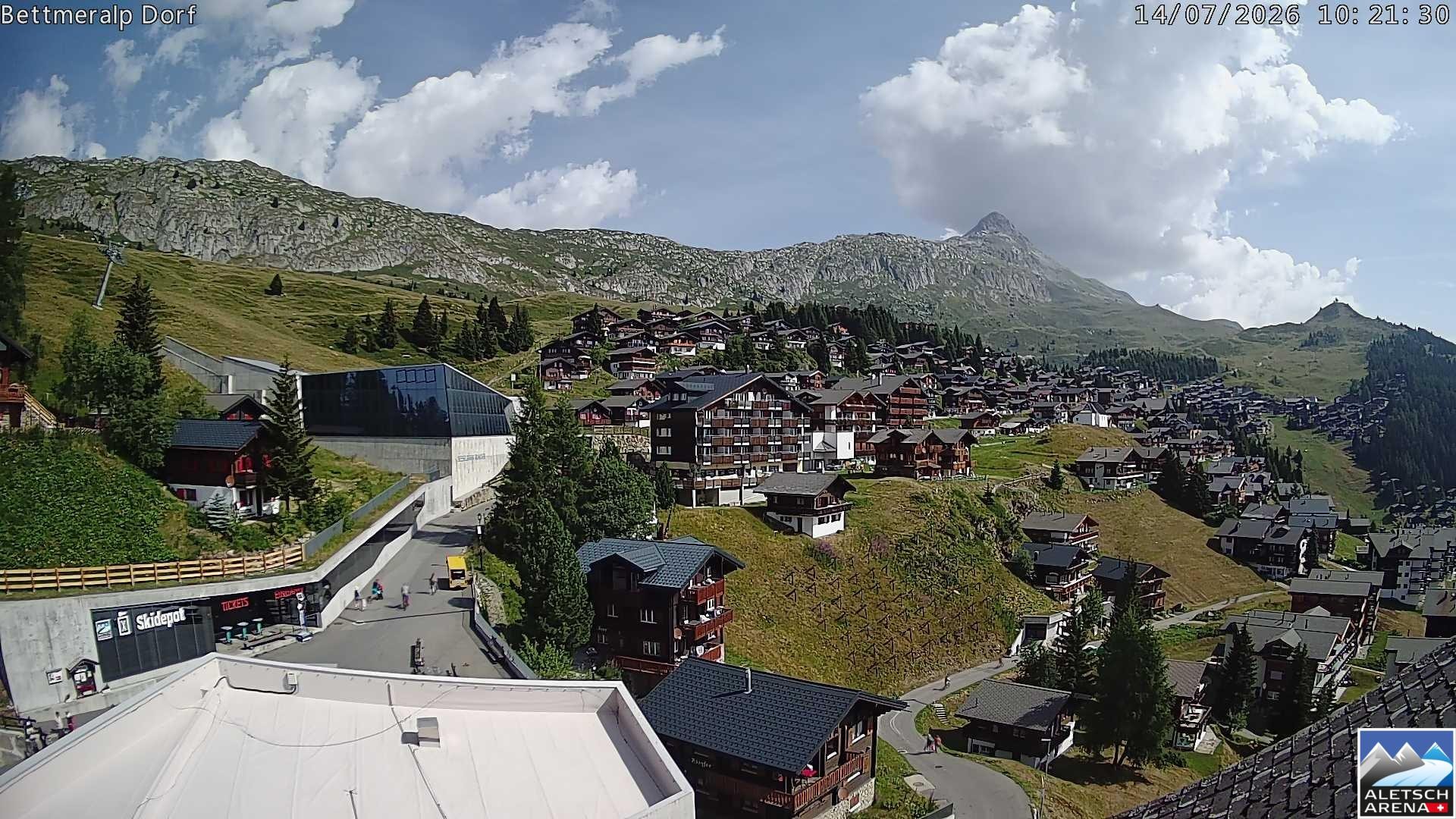 Archived image Webcam Bettmeralp II