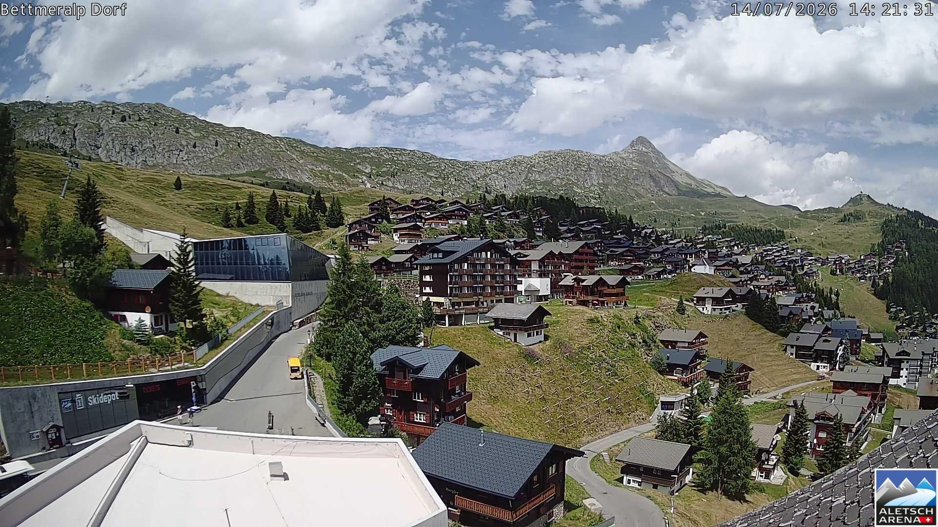 Archived image Webcam Bettmeralp II