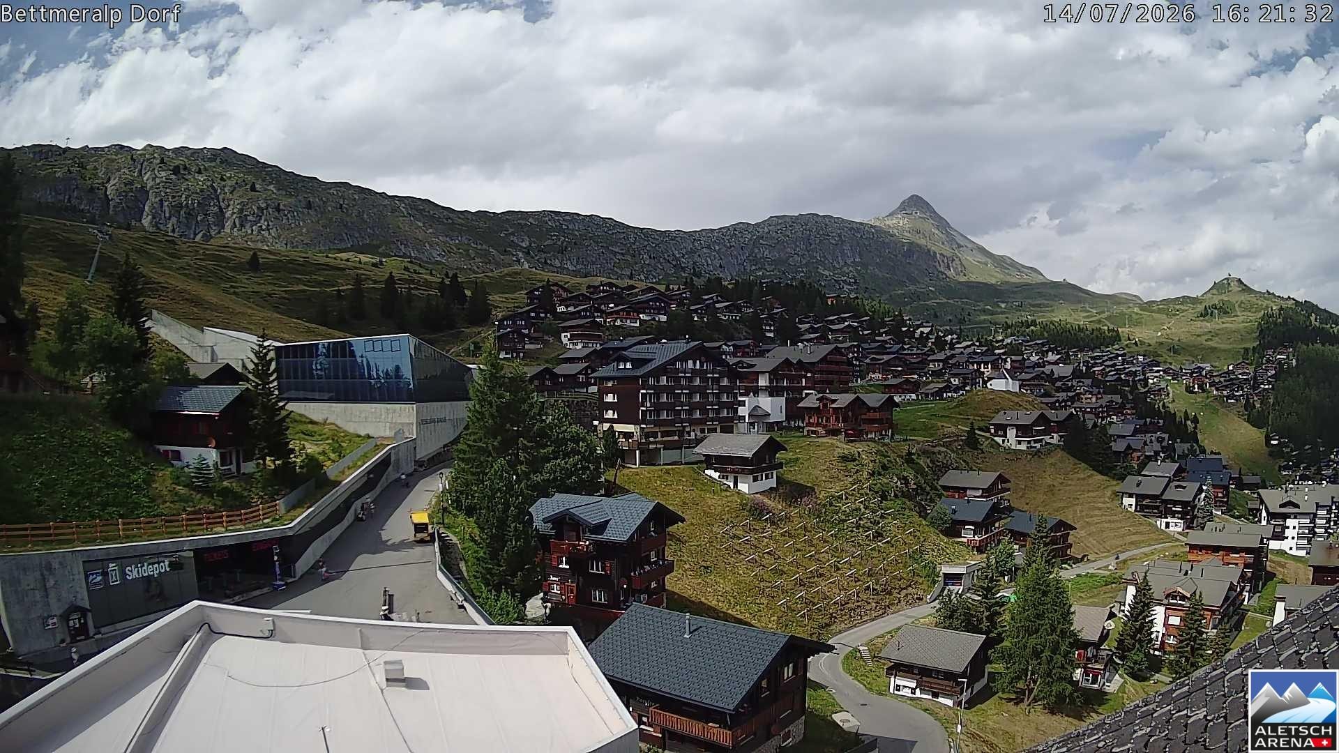 Archived image Webcam Bettmeralp II