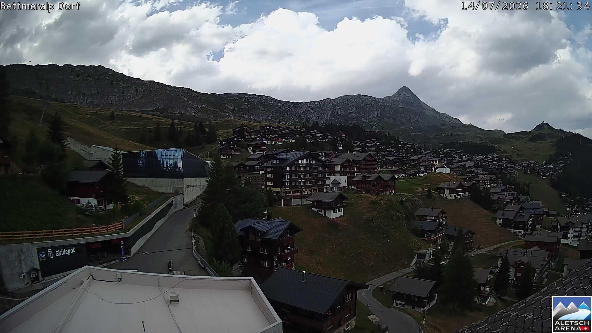 Archived image Webcam Bettmeralp II