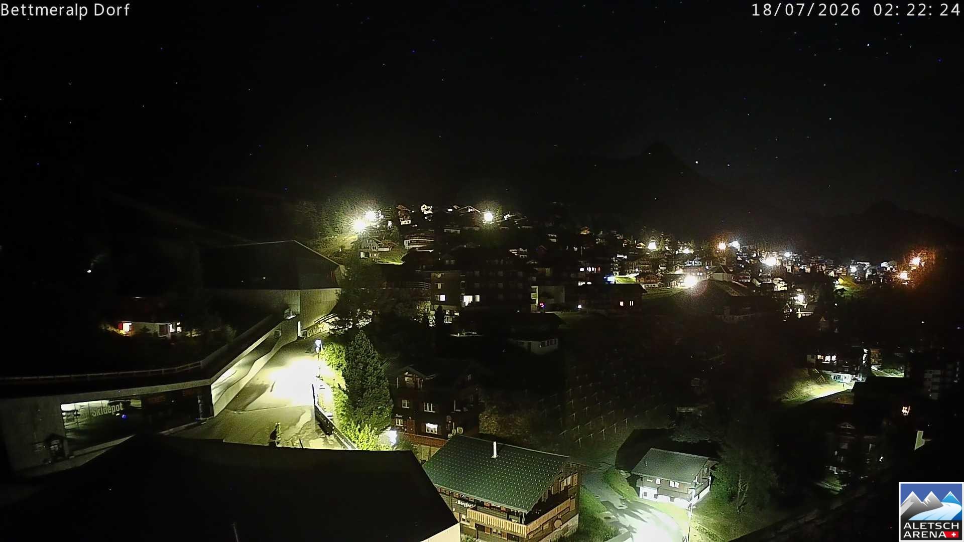 Archiv Foto Webcam Bettmeralp, Schweiz