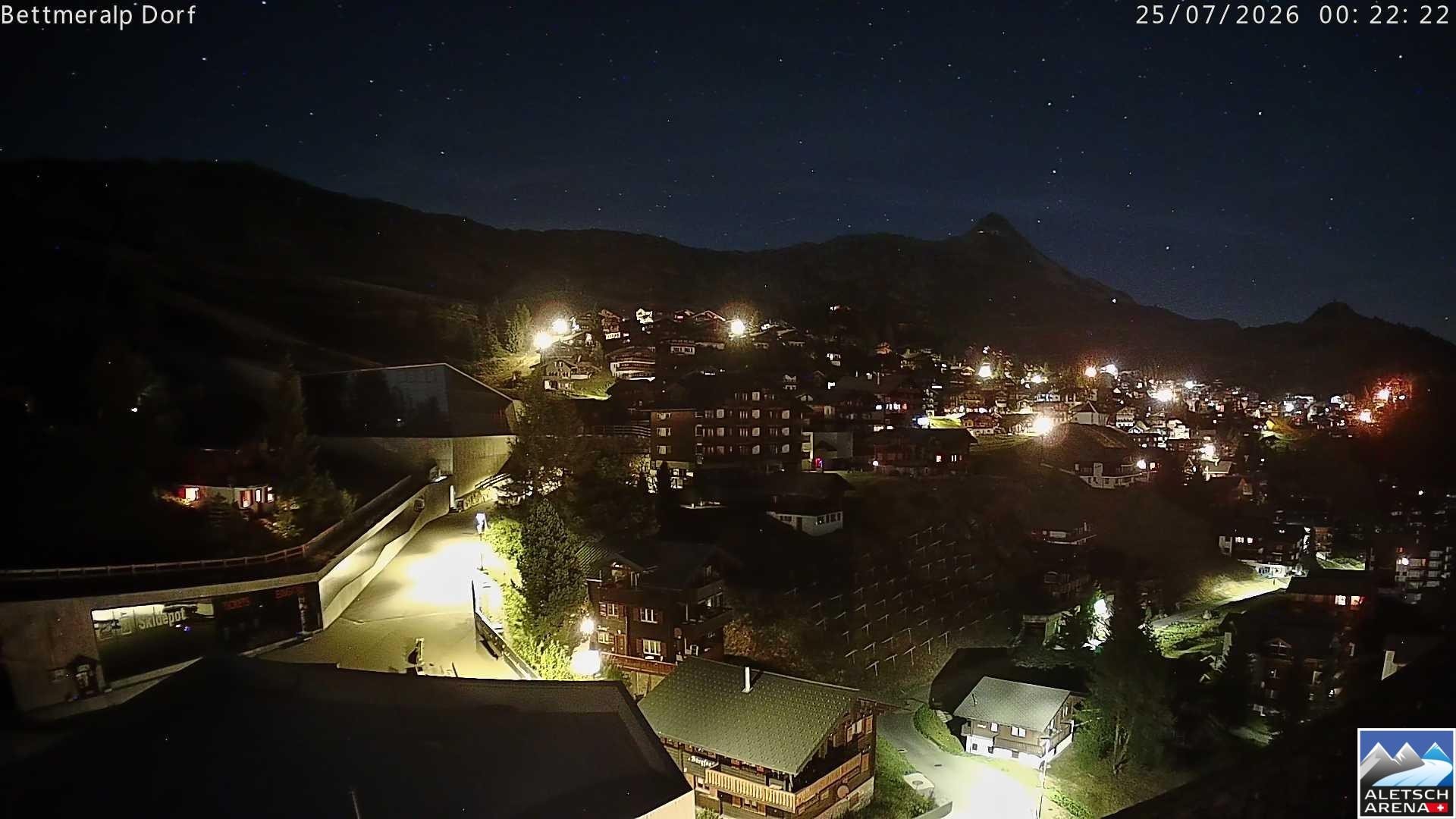 Archiv Foto Webcam Bettmeralp, Schweiz