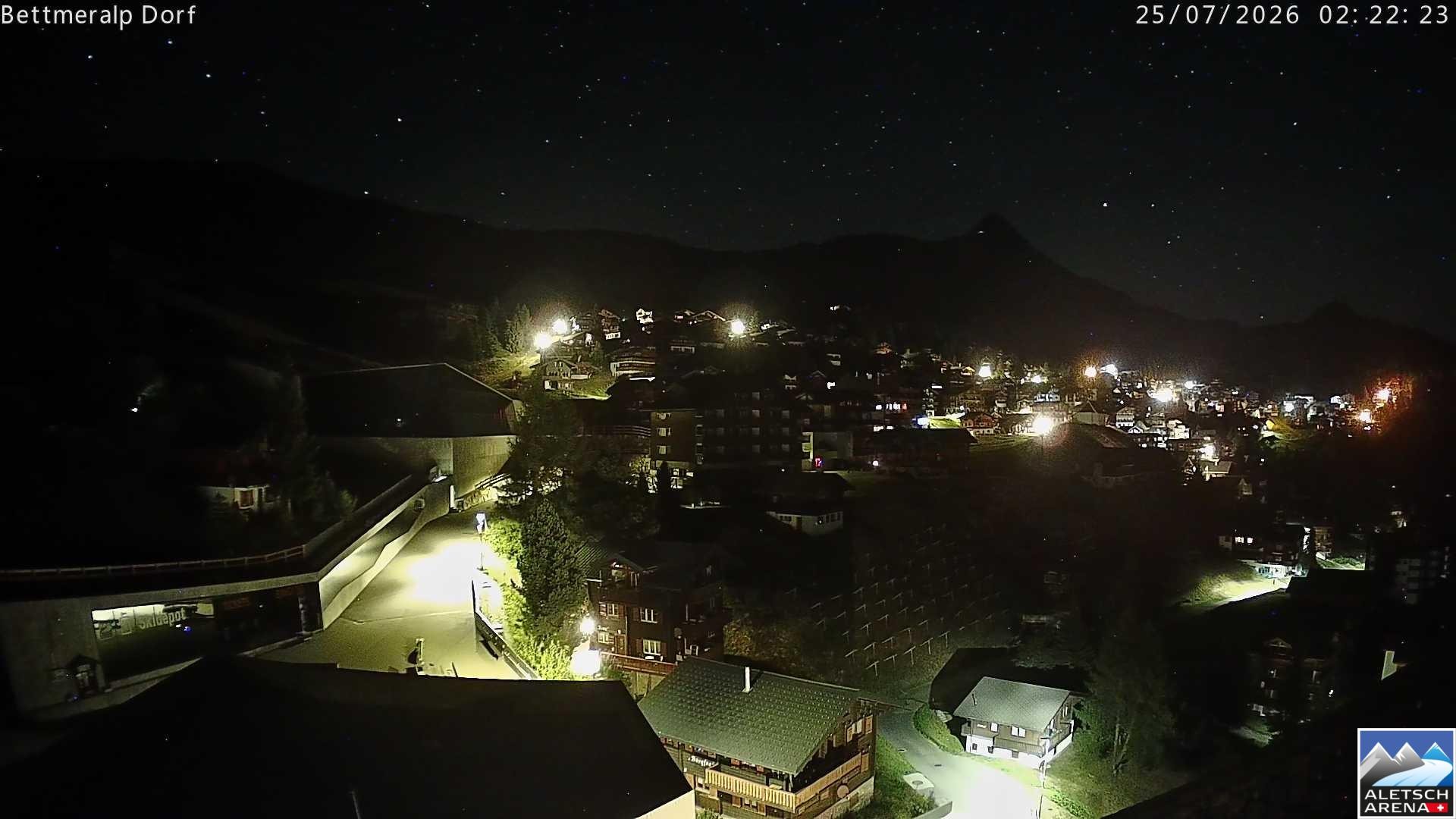 Archiv Foto Webcam Bettmeralp, Schweiz