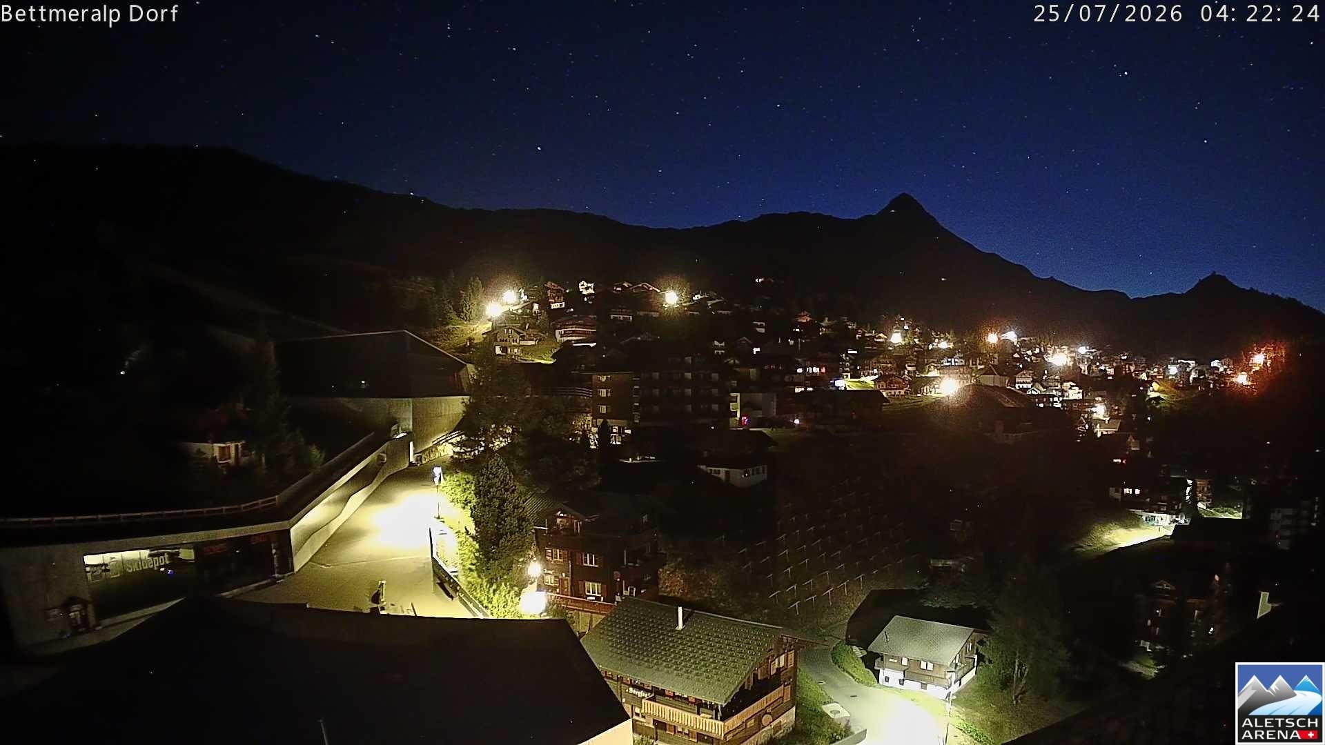 Archiv Foto Webcam Bettmeralp, Schweiz