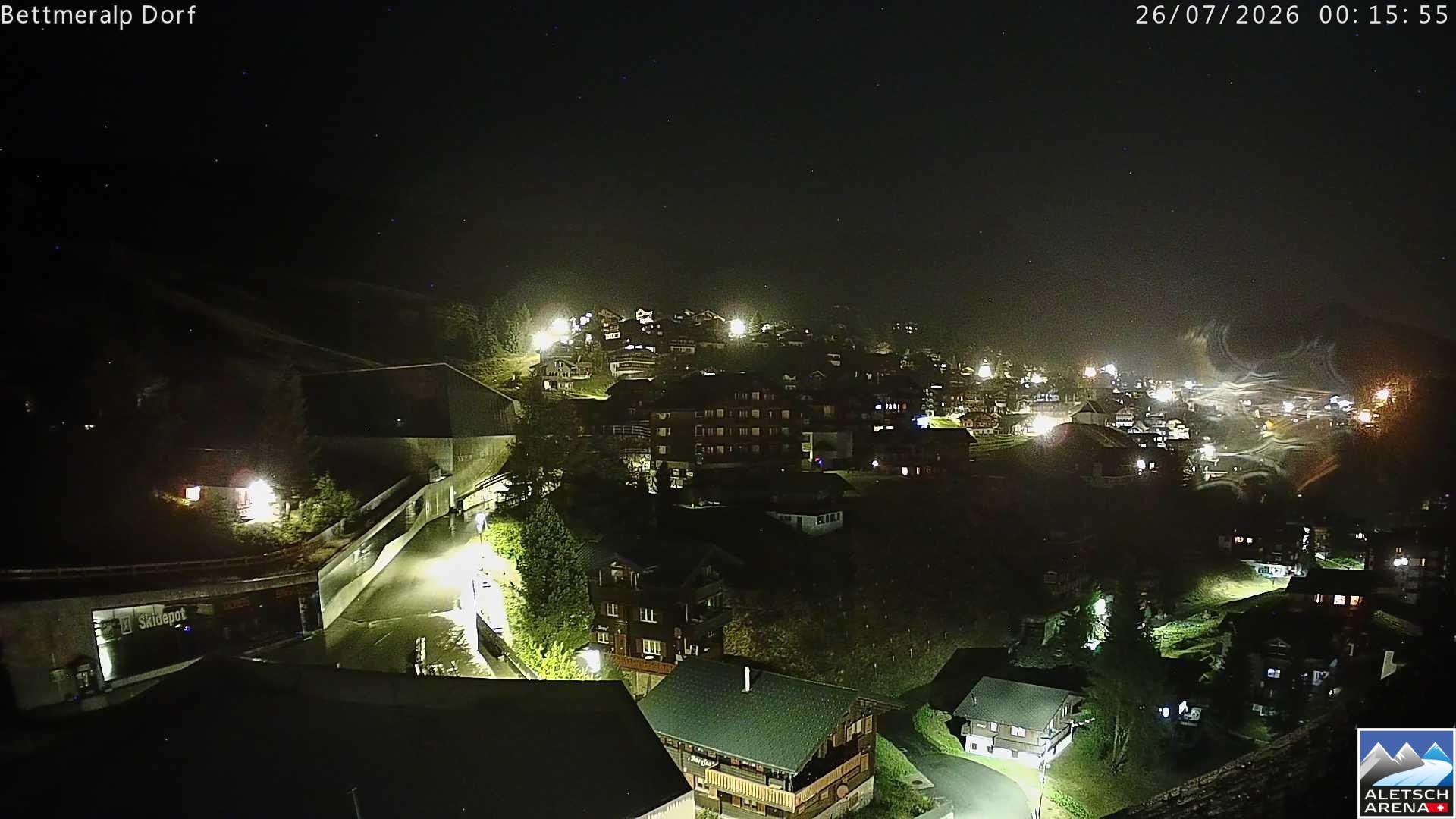 Archiv Foto Webcam Bettmeralp, Schweiz