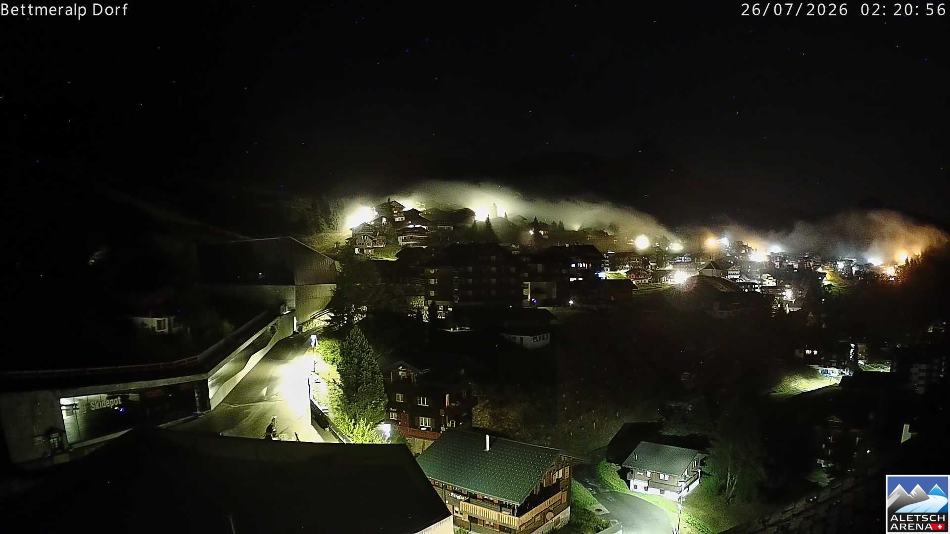 Archiv Foto Webcam Bettmeralp, Schweiz