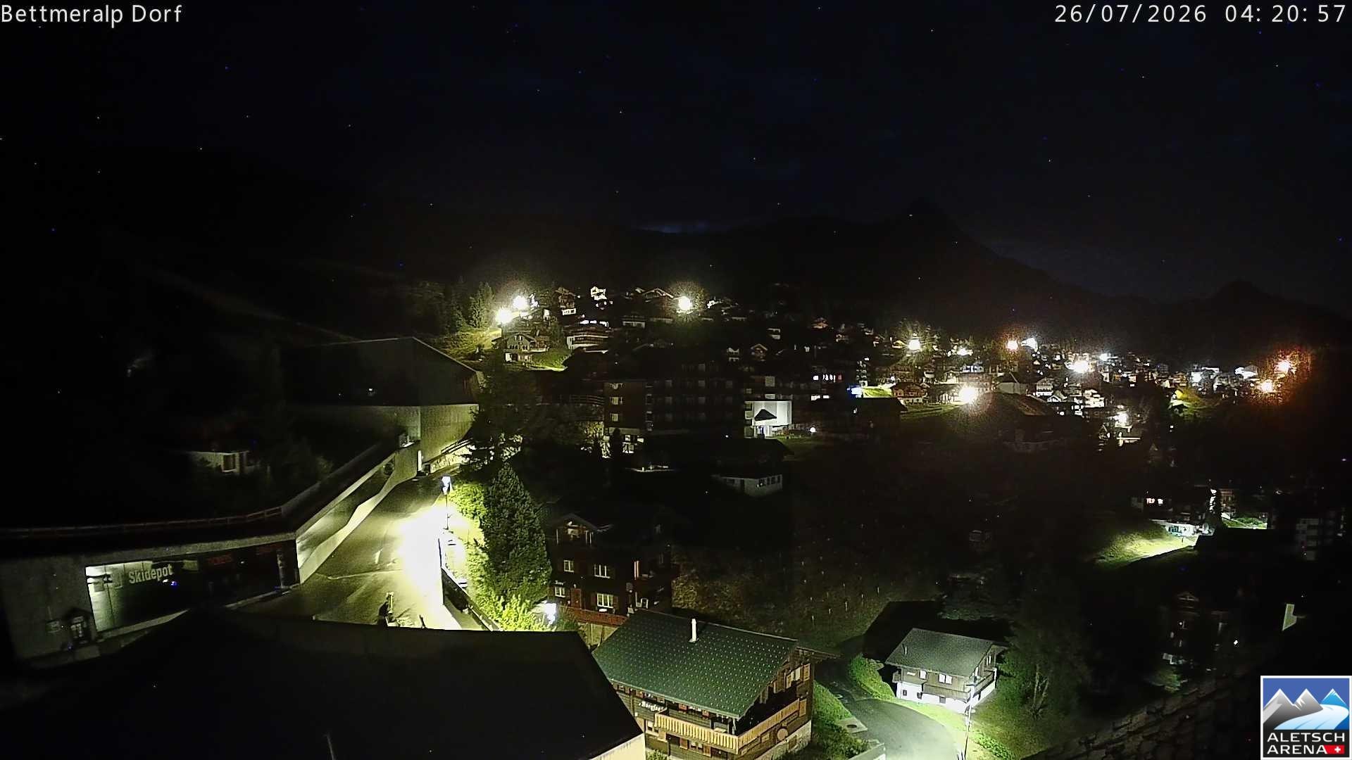 Archiv Foto Webcam Bettmeralp, Schweiz