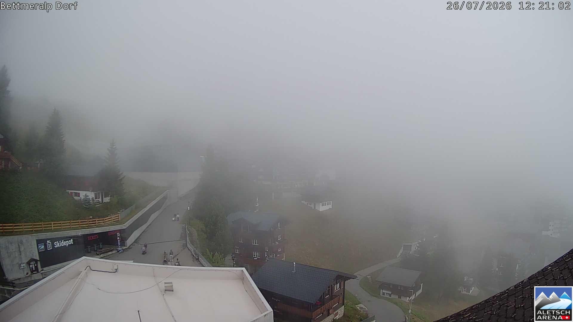 Archiv Foto Webcam Bettmeralp, Schweiz