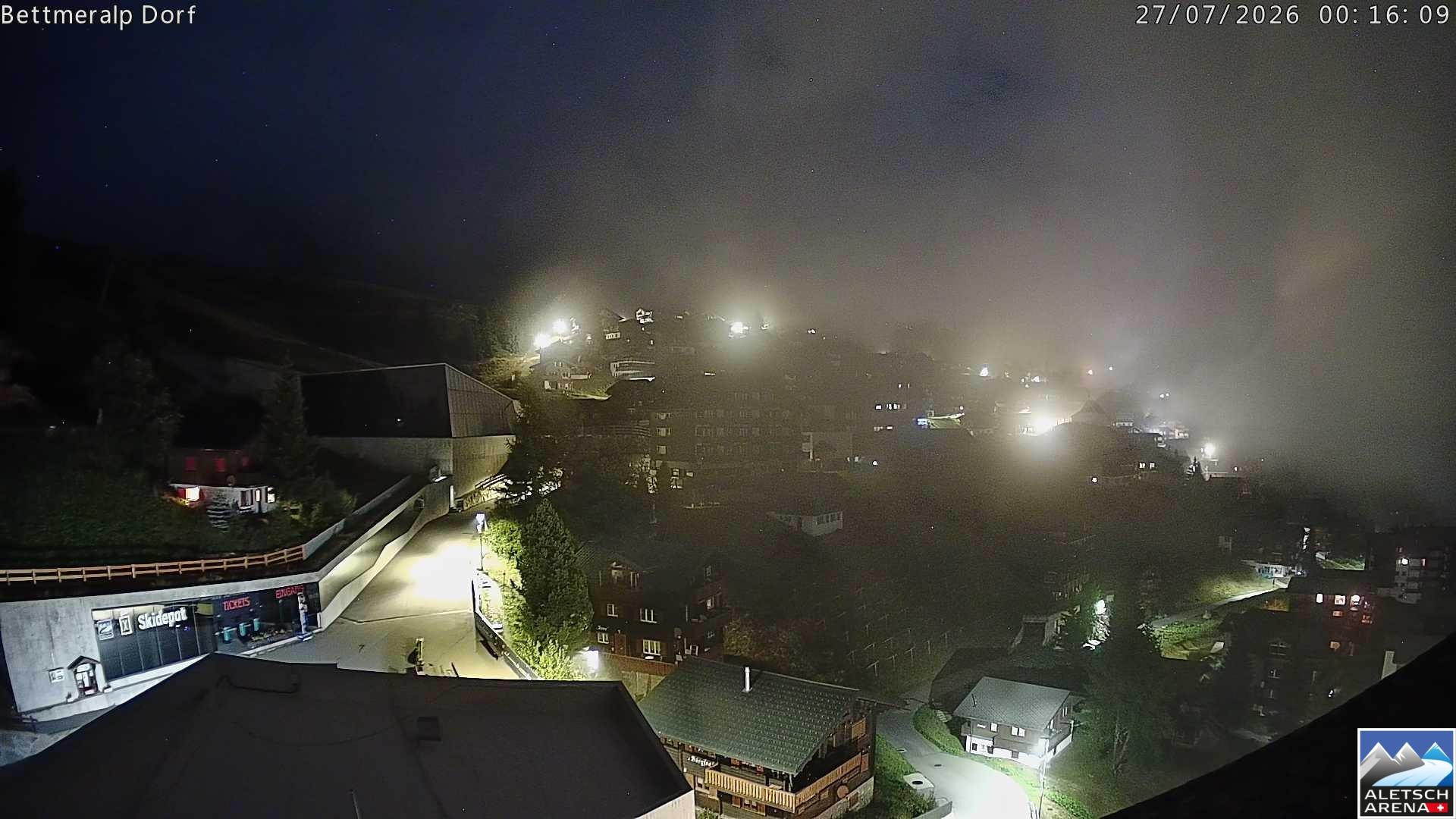 Archiv Foto Webcam Bettmeralp, Schweiz