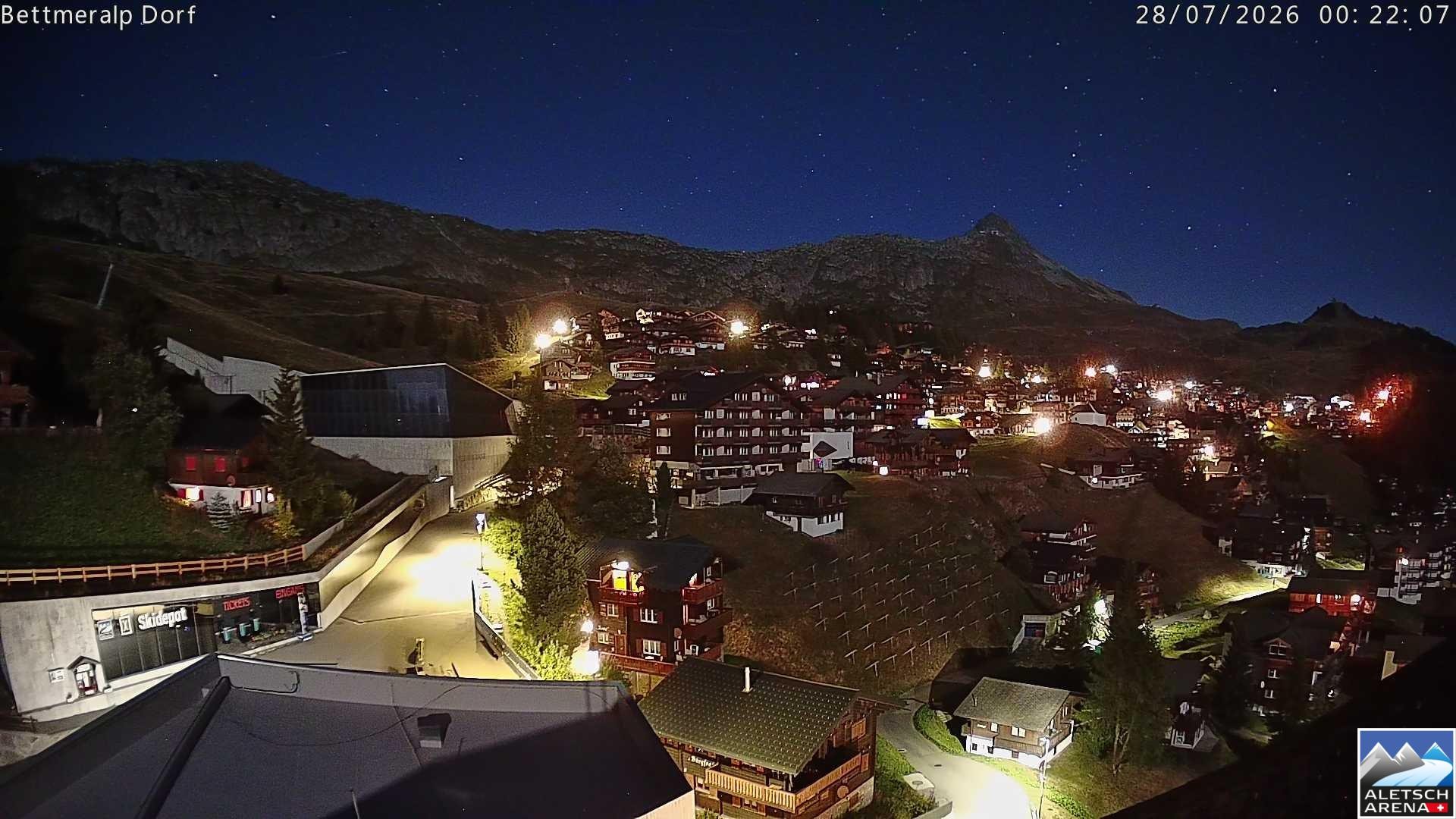 Archiv Foto Webcam Bettmeralp, Schweiz