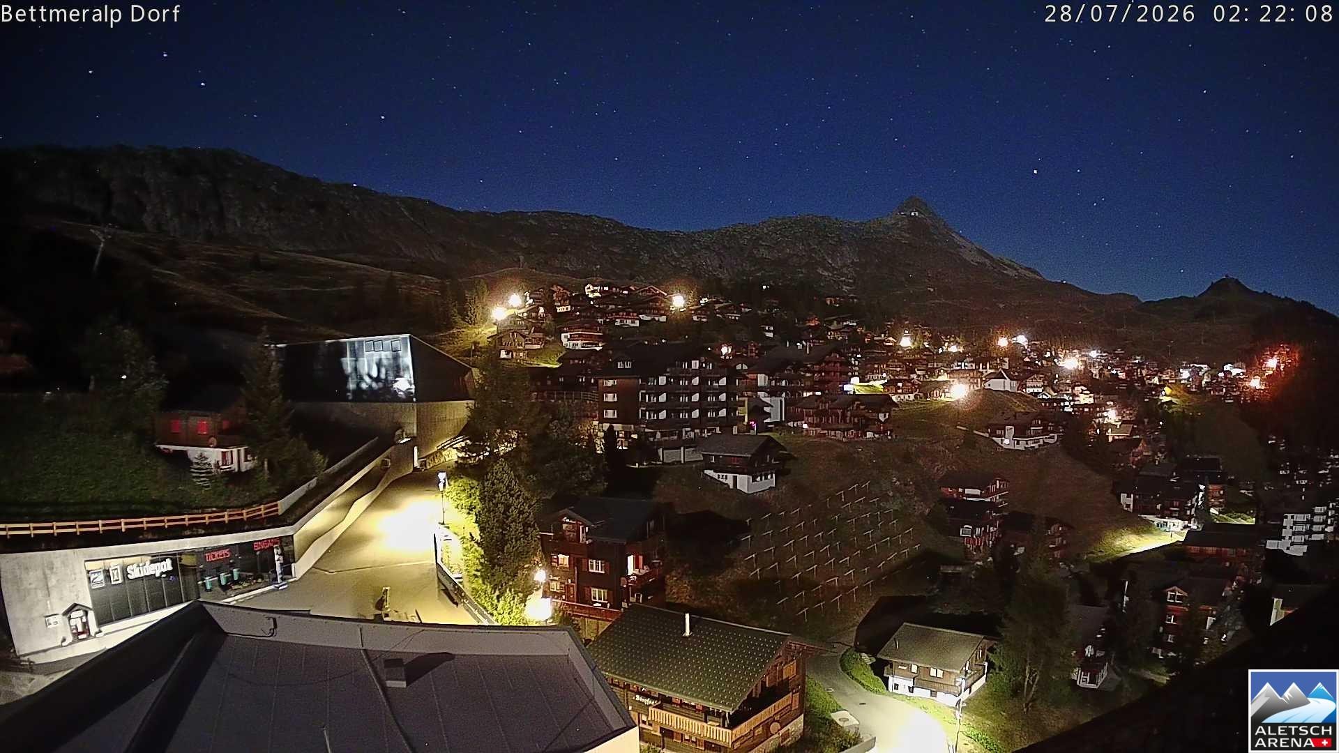 Archiv Foto Webcam Bettmeralp, Schweiz