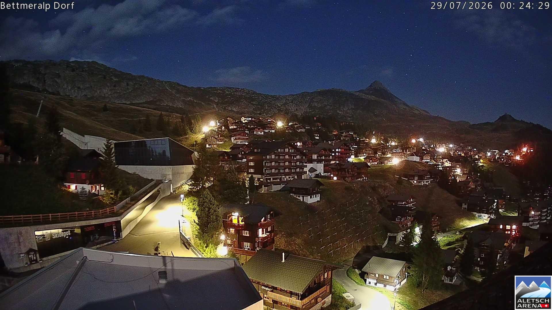 Archived image Webcam Bettmeralp II