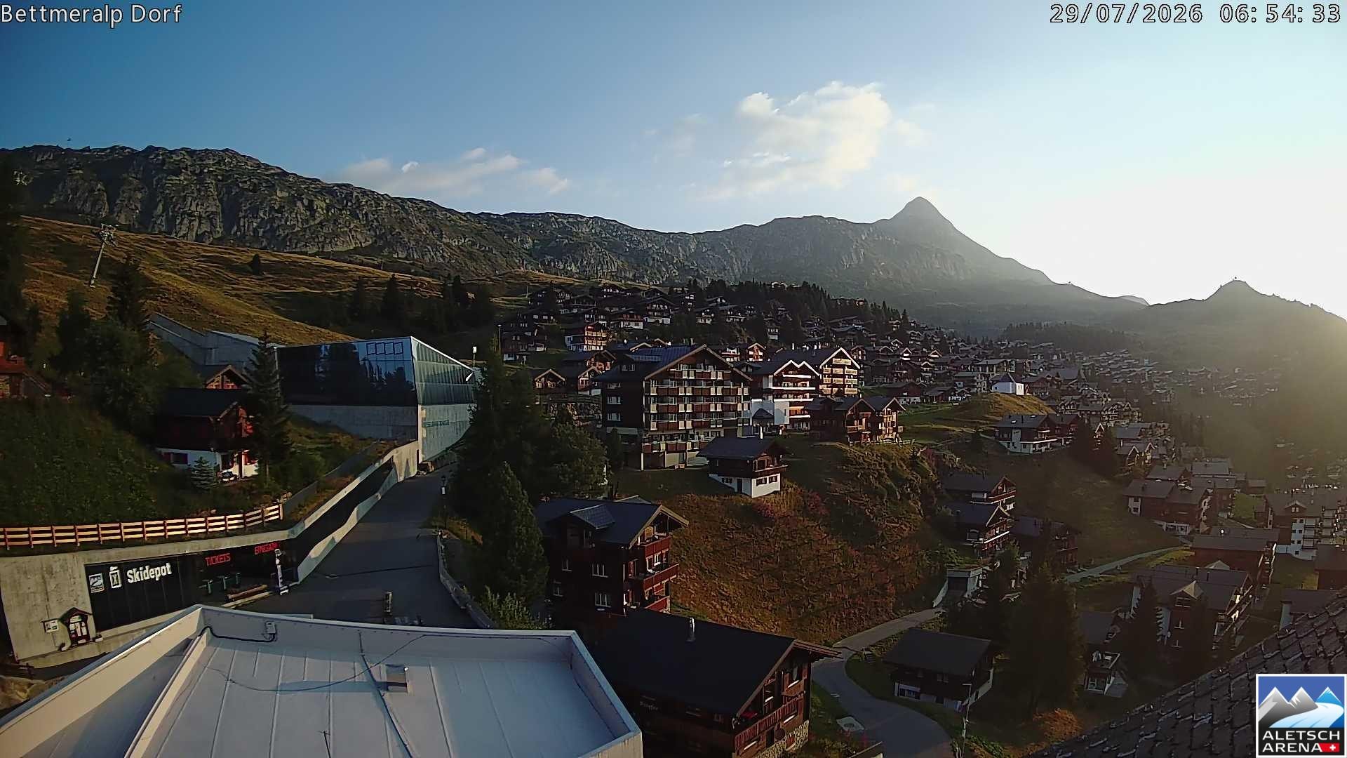 Archived image Webcam Bettmeralp II