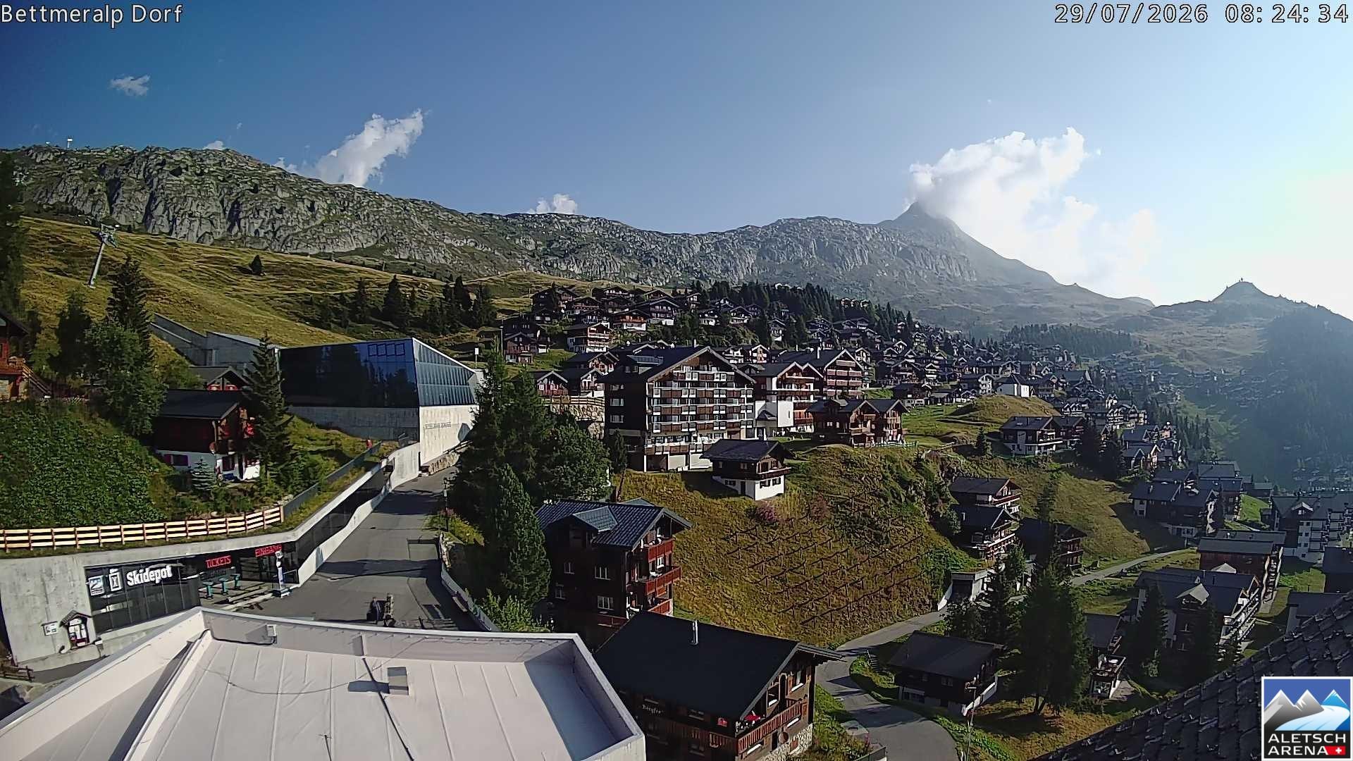 Archived image Webcam Bettmeralp II