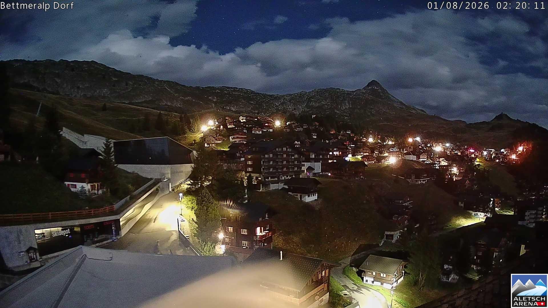 Archived image Webcam Bettmeralp II