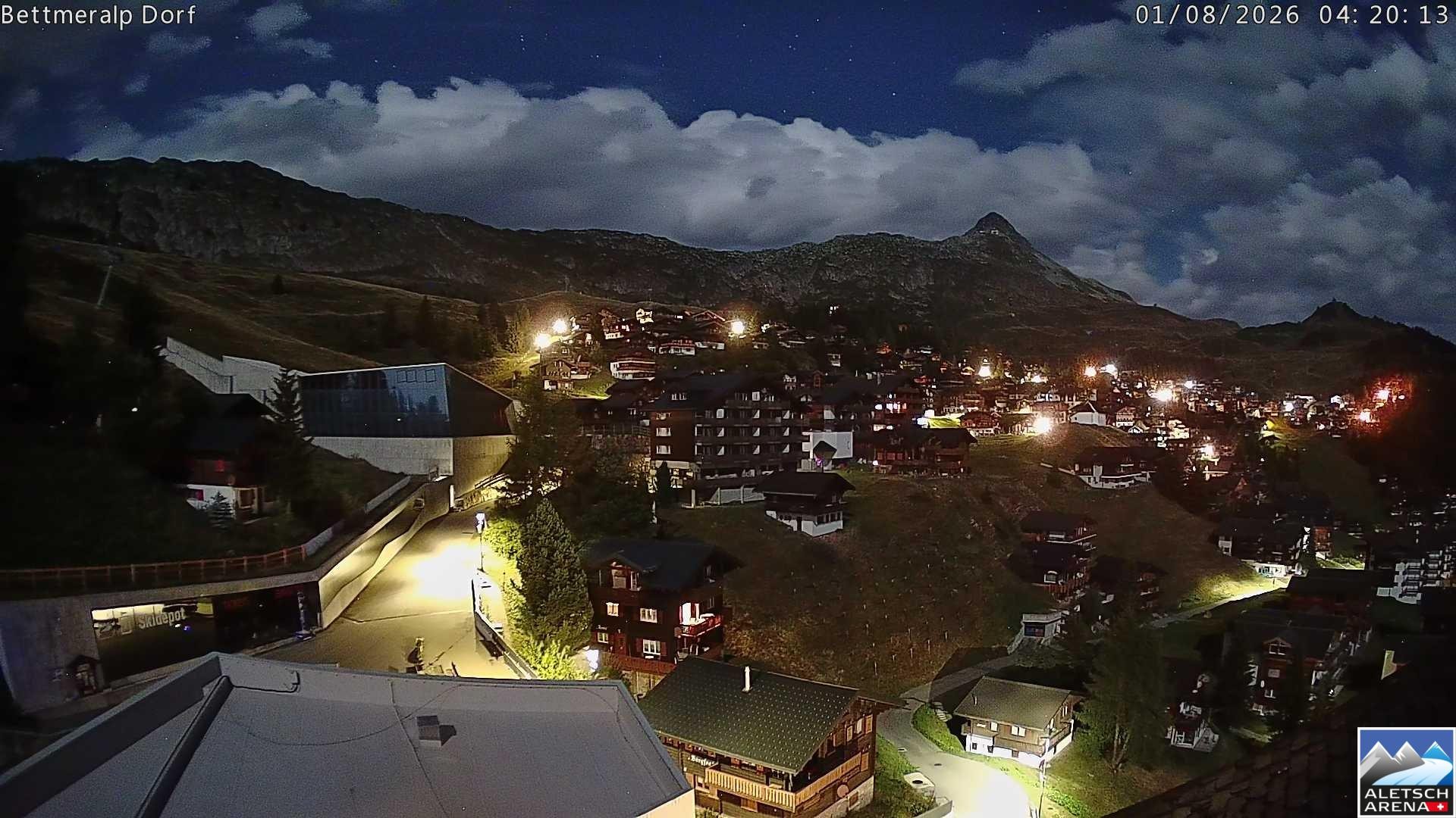 Archived image Webcam Bettmeralp II