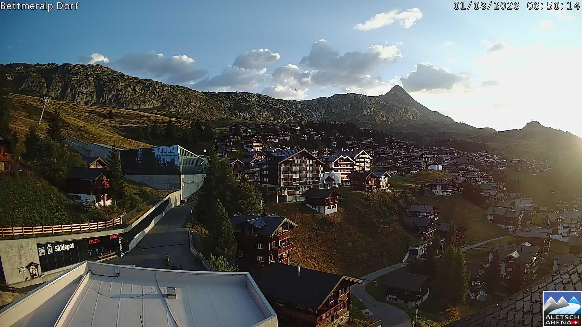 Archived image Webcam Bettmeralp II