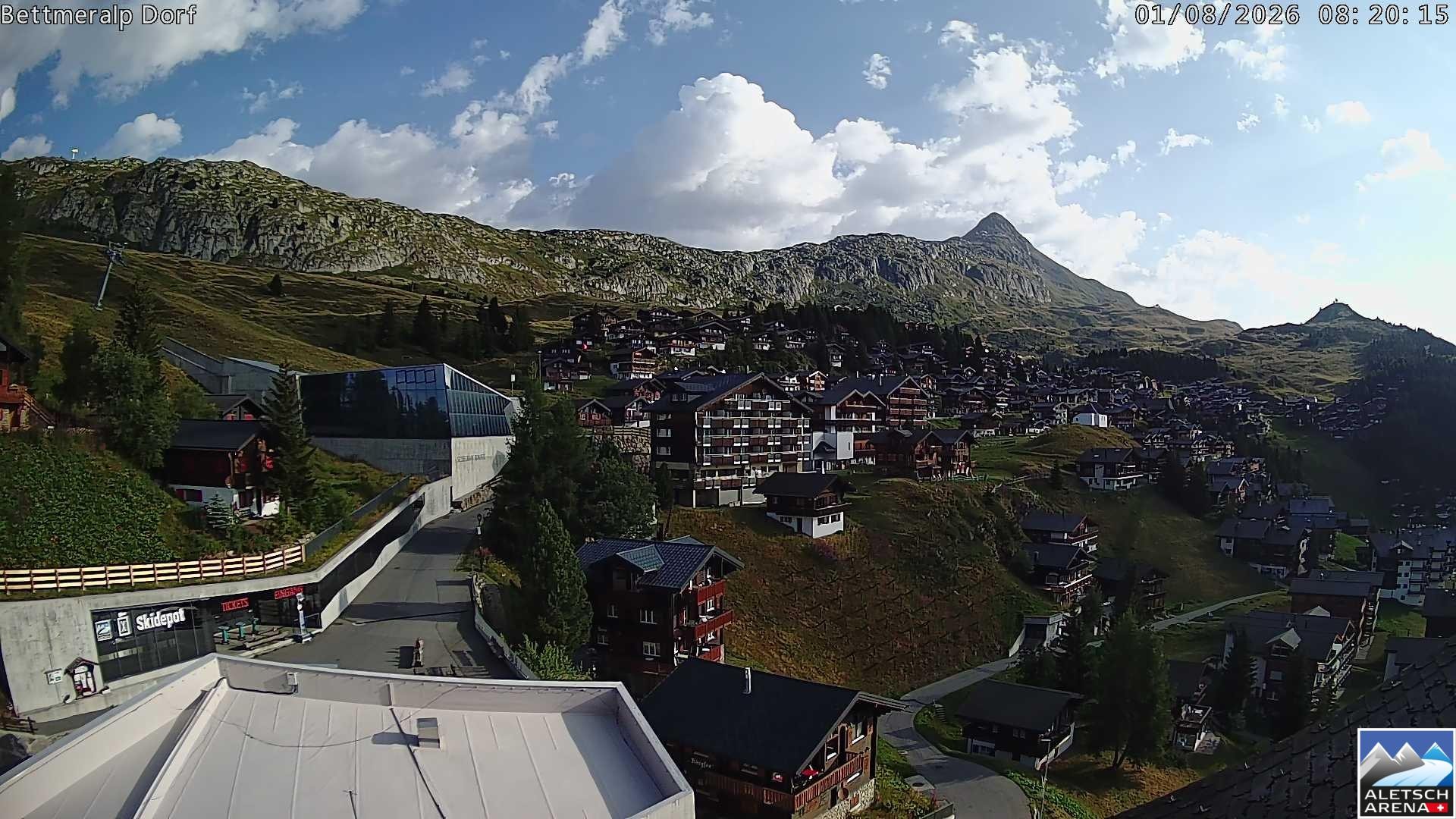 Archived image Webcam Bettmeralp II