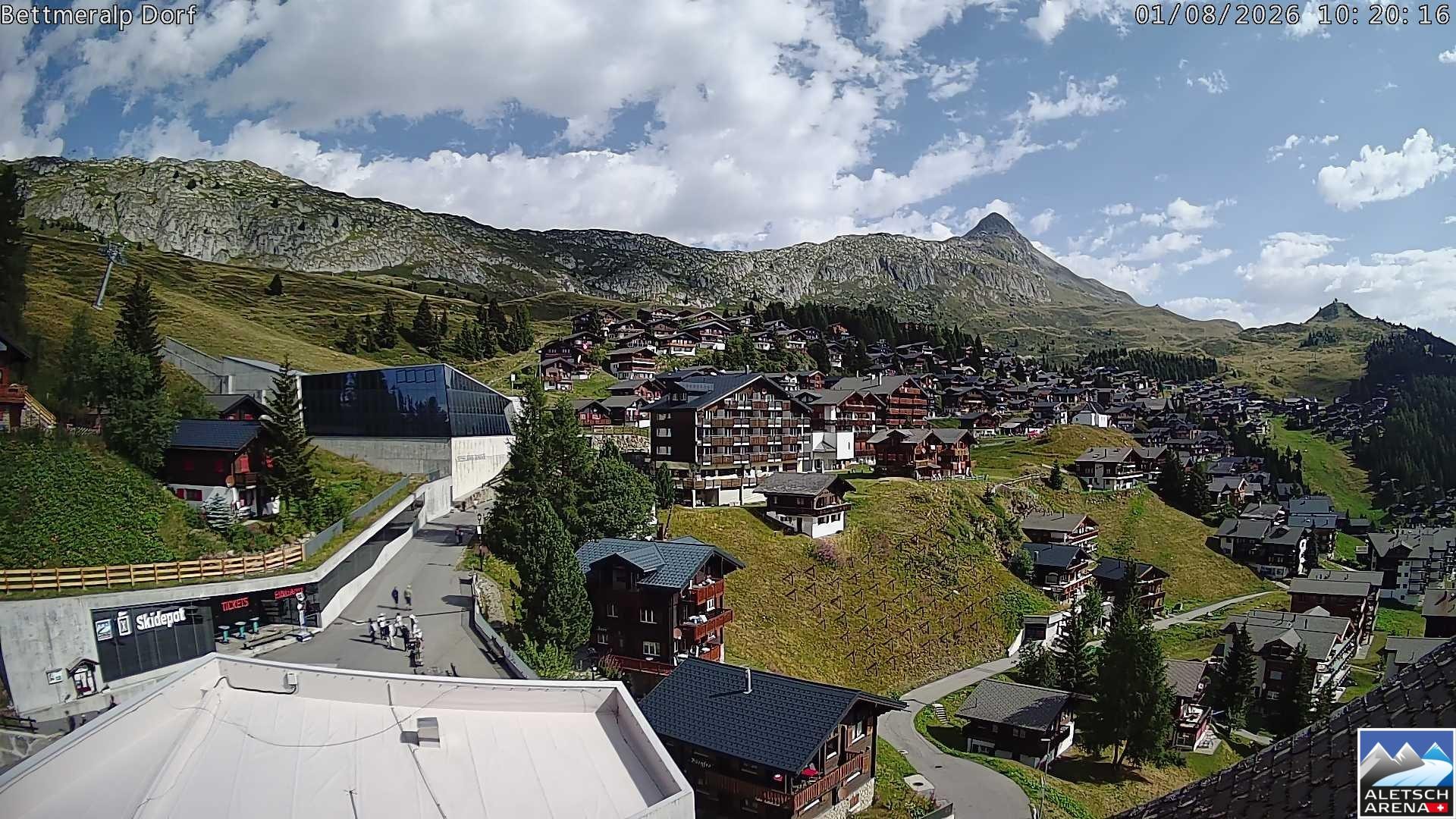 Archived image Webcam Bettmeralp II