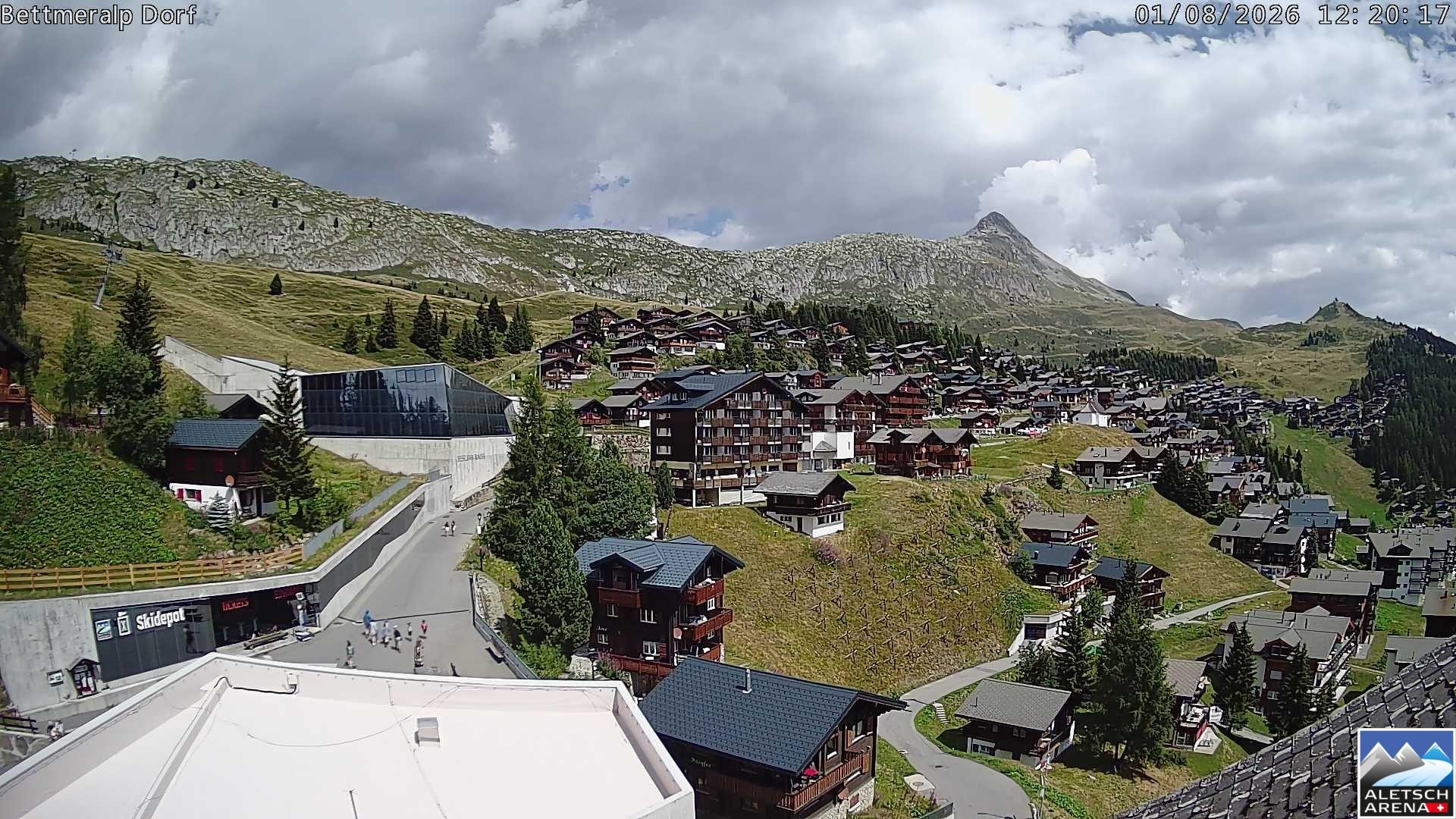 Archived image Webcam Bettmeralp II