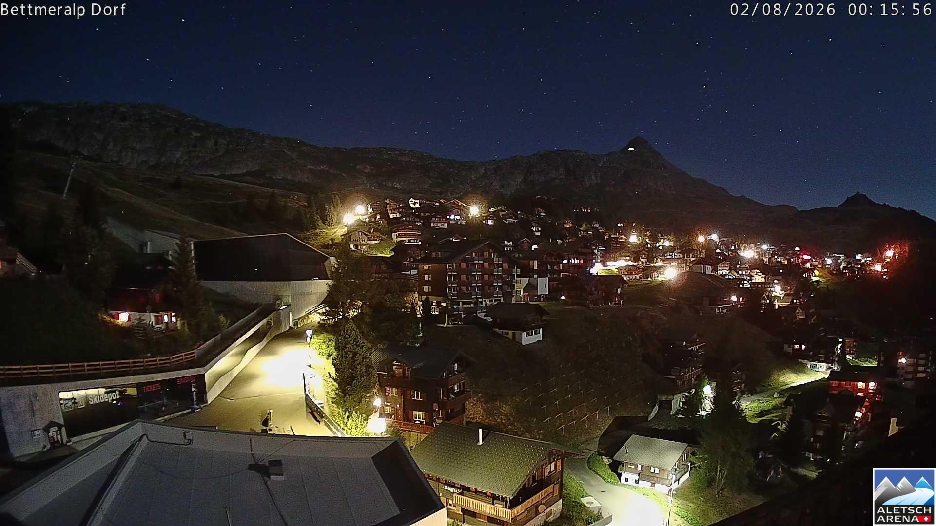 Archiv Foto Webcam Bettmeralp, Schweiz