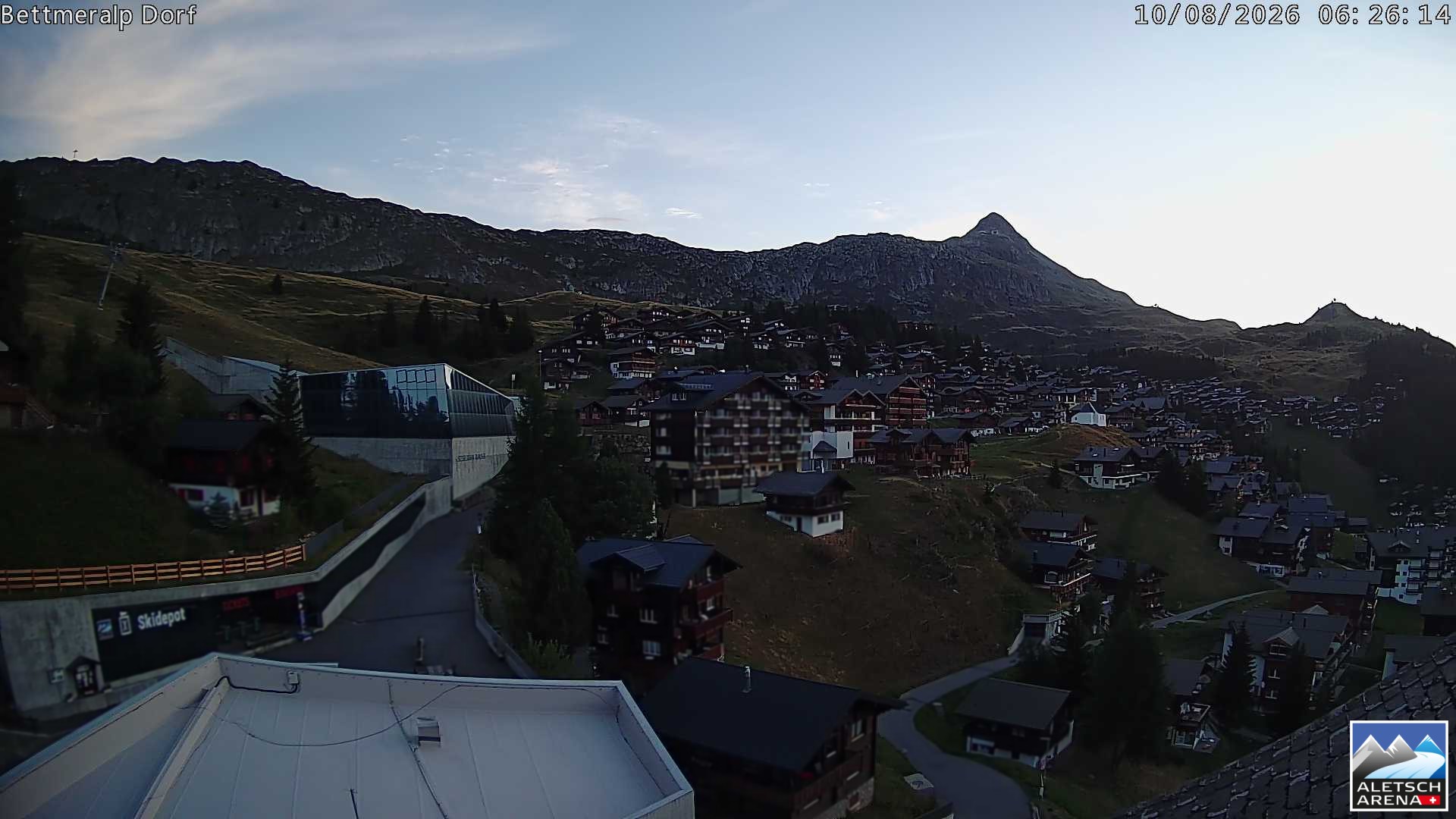 Archiv Foto Webcam Bettmeralp, Schweiz